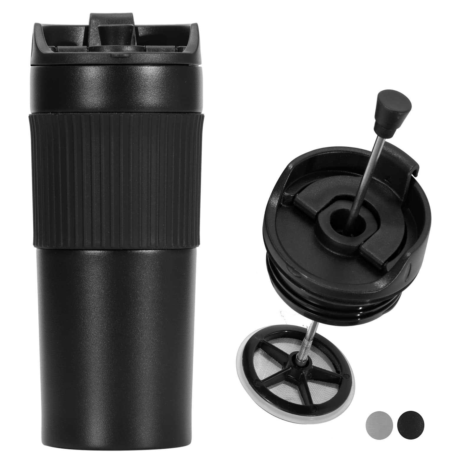 Mikisa Travel French Press Travel Mug Travel Coffee Maker Portable