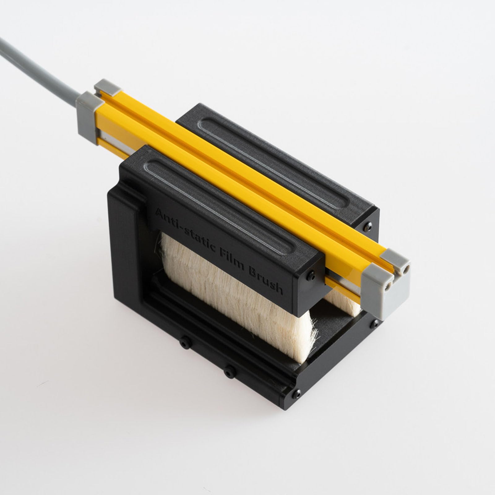 Colector de polvo de película eléctrica, kit de limpieza de película antiestática con cepillo, fácil desmontaje, bajo consumo de energía, ideal para limpieza de habitaciones oscuras y películas