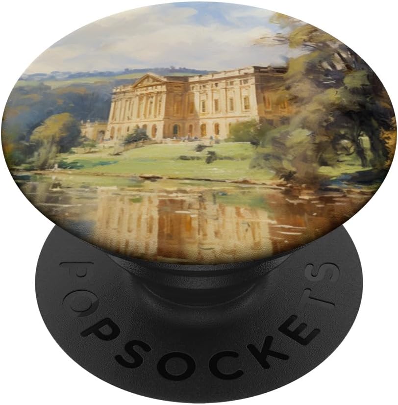 Jane Austen Pemberley Art Classic Literature Regency Romance PopSockets PopWallet for MagSafe