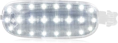 HERCOO Cubierta de lente de luz de cúpula, luces interiores, montaje de lámpara de mapa de techo compatible con Dodge Ram 1500 2500 3500, Dakota,