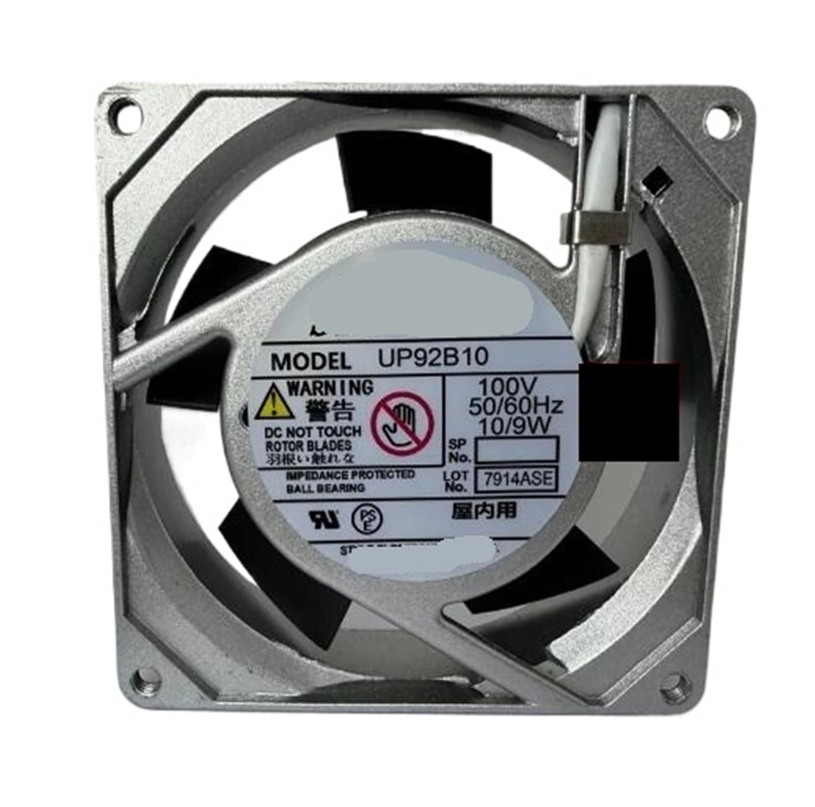 YMUGUEGH UP92B10 AC 100V 10/9W 80x80x25mm Server Cooling Fan