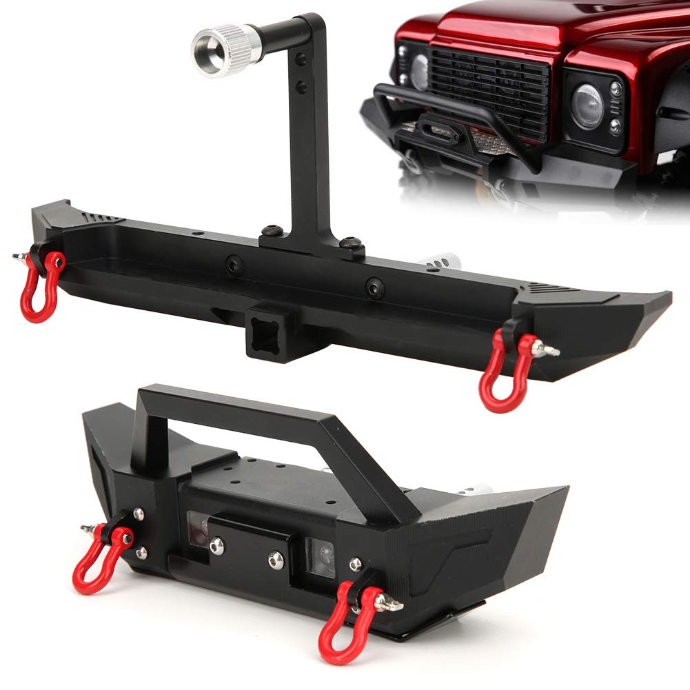 Części zamienne do przedniego i tylnego zderzaka pasujące do samochodu SCX10 TRX4 D90 1/10 RC