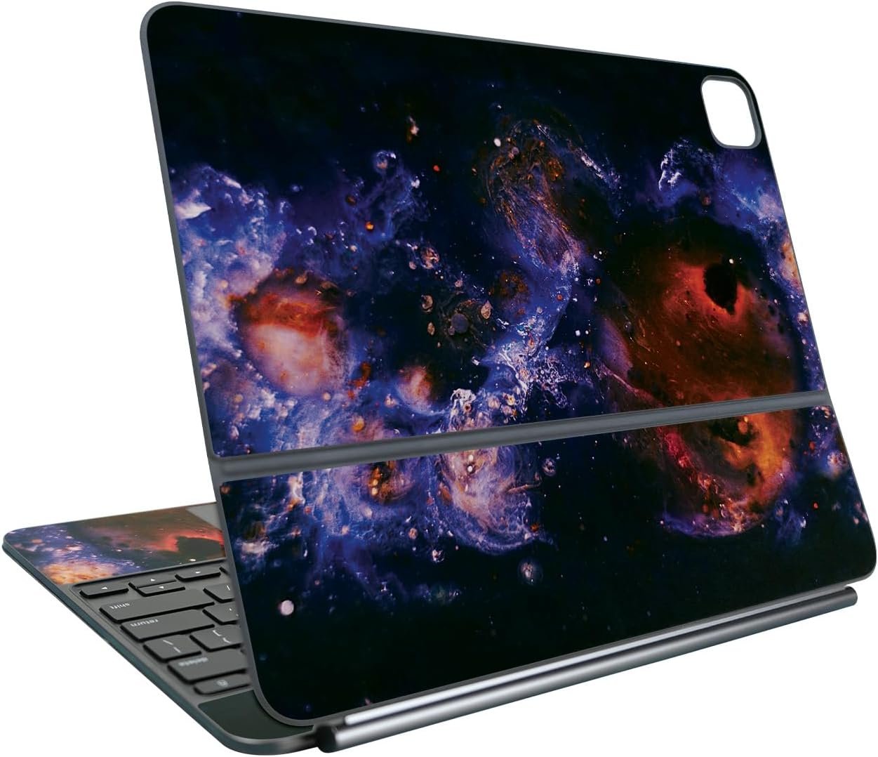 Keyboard Skin Compatible with Apple Magic Keyboard for iPad Pro 13" (M5) 2025 - Andromeda - Premium 3M Vinyl Protective Wrap Decal Cover - Easy to Apply | Crafted in The USA by MightySkins