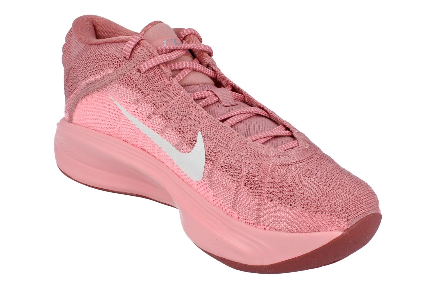 Nike G.T. Hustle 3 - Zapatillas de baloncesto (rojo polvo de estrellas/plateado metálico/tinte rosa/marfil pálido)