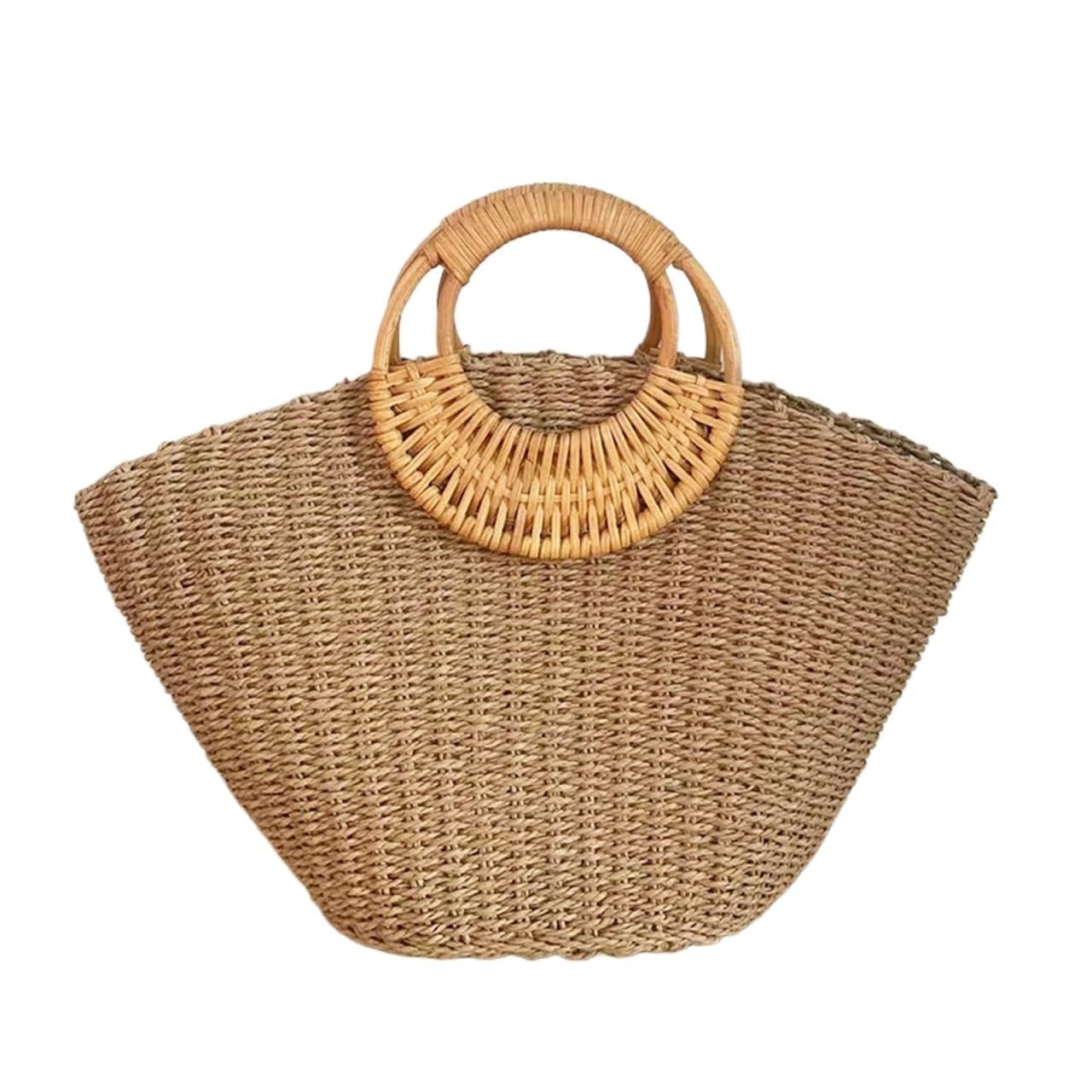 Bolso playa mujer Bolso de mujer paja tejida
