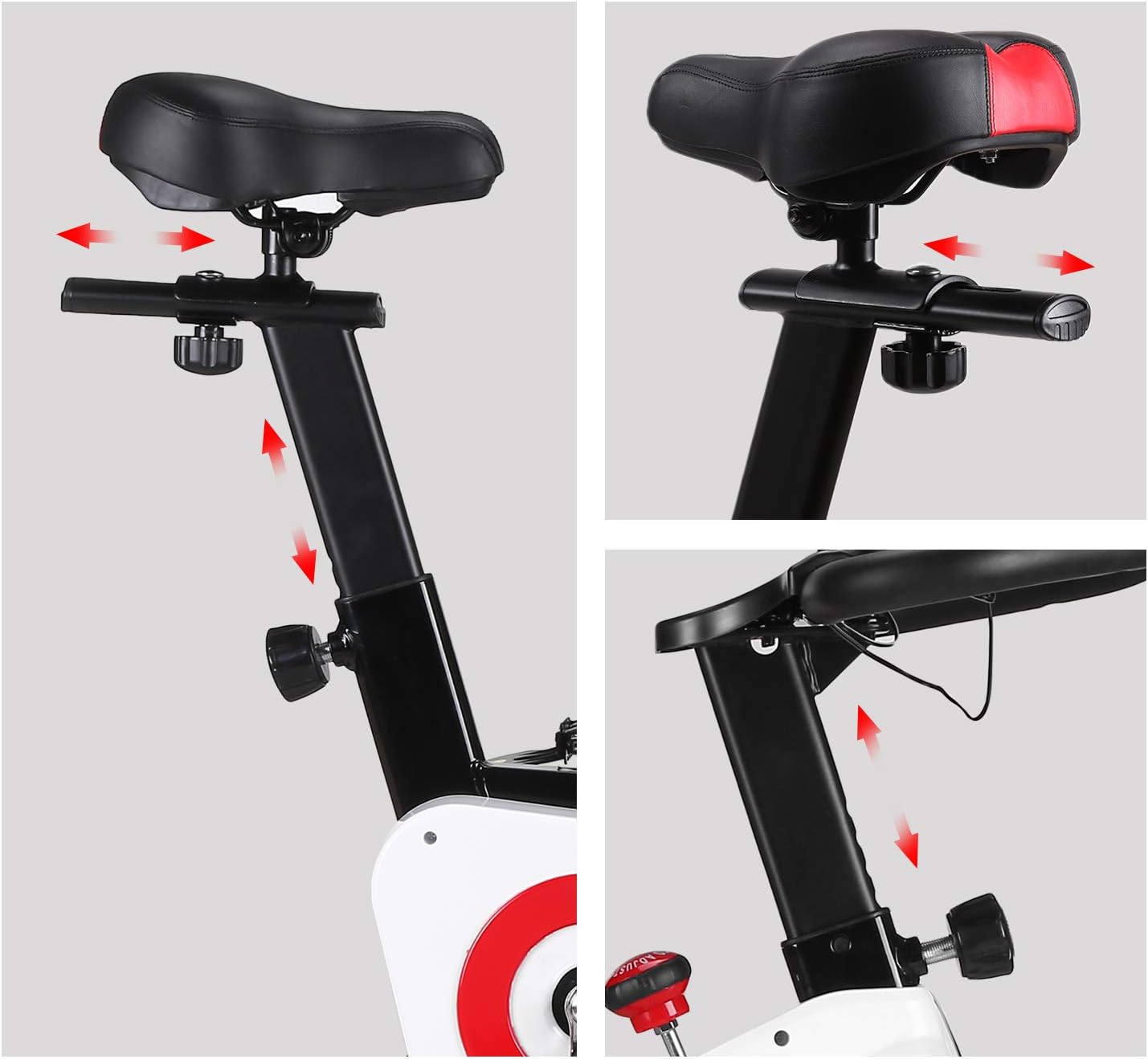 Exercise Bike, CHAOKE Indoor Cycling Bike, Stationary Bike Magnetic Resistance Whisper Quiet for Home Cardio Workout Heavy Flywheel & Comfortable Seat Cushion with Digital Monitor : Sports & Outdoors