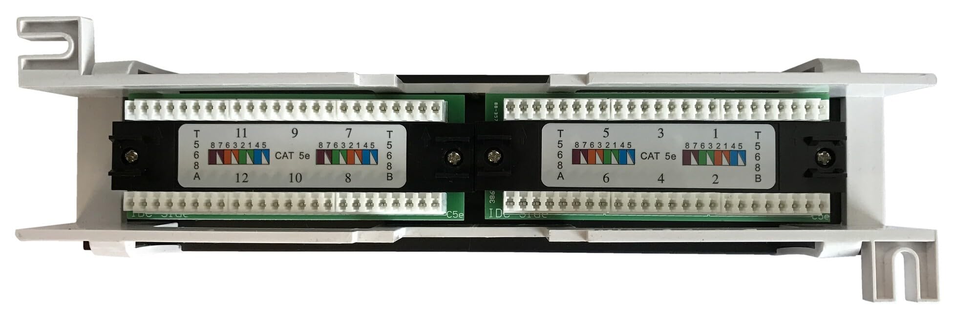CAT 5e panel krosowy ścienny, 12-krotny UTP