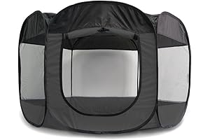 Furhaven Indoor/Outdoor Portable Pop Up Dog Playpen and Cat Tent
