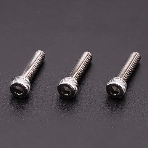 Miniatura 3 de Tornillos de cabeza hueca de acero inoxidable 304 18-8 de 14 a 20 x 34 pulgadas, accionamiento hexagonal Allen, cobertura de rosca completa, paquete