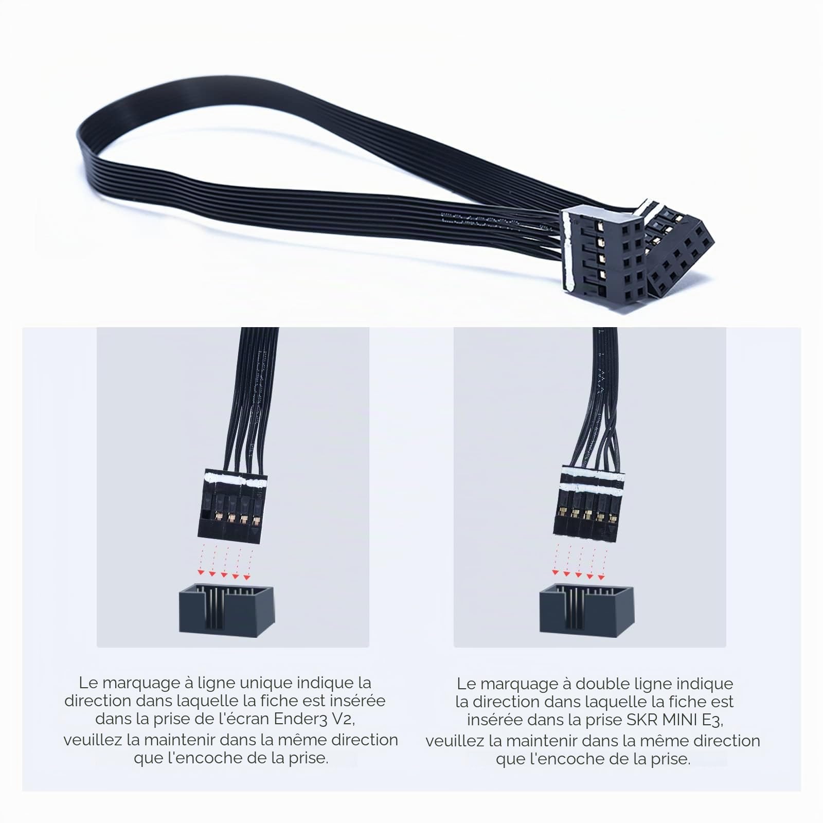 BIGTREETECH SKR Mini E3 V3.0 Carte de contrôle avec pilote pas à pas UART TMC2209 Nouvelle mise à niveau 32 bits Carte silencieuse compatible avec imprimante 3D Ender3 V2