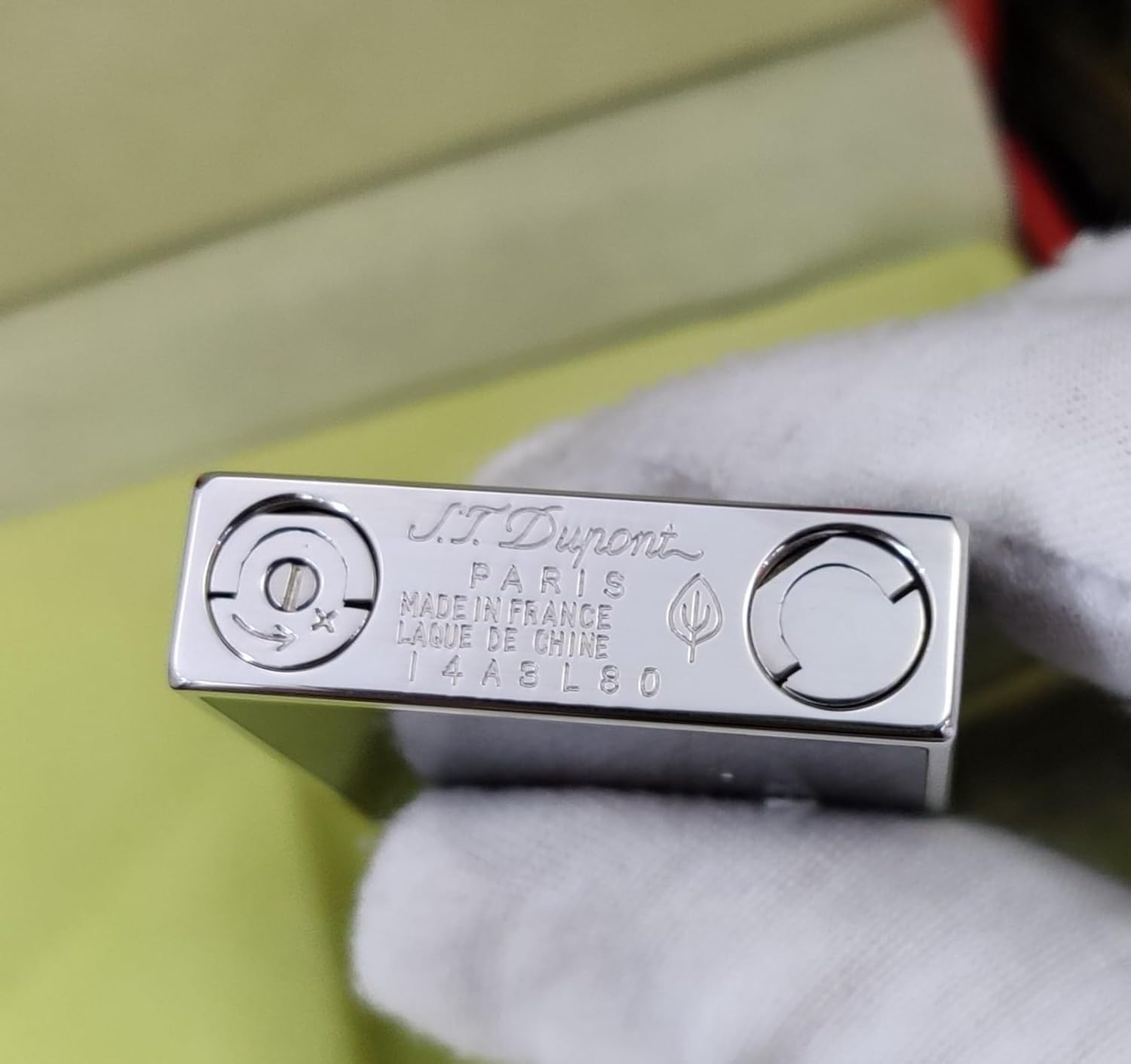 美品】S.T.Dupont デュポン 高級ガスライター ライン2 着火確認済み