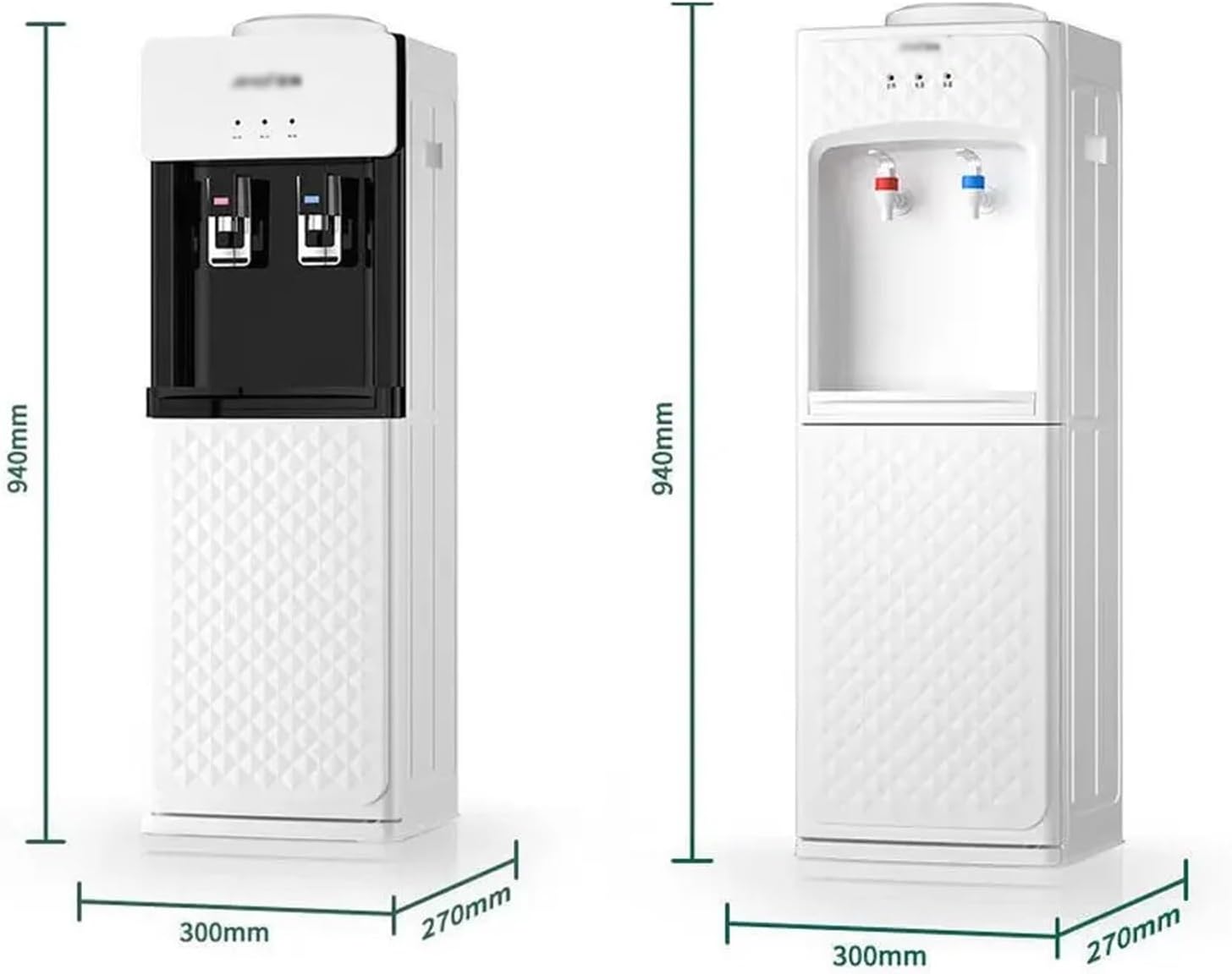 hot Water dispensers Household Water Dispenser Automatic Vertical Refrigeration Heating Desktop Small Office Barreled Instant hot Water Dispenser (Color : Hot Water B)