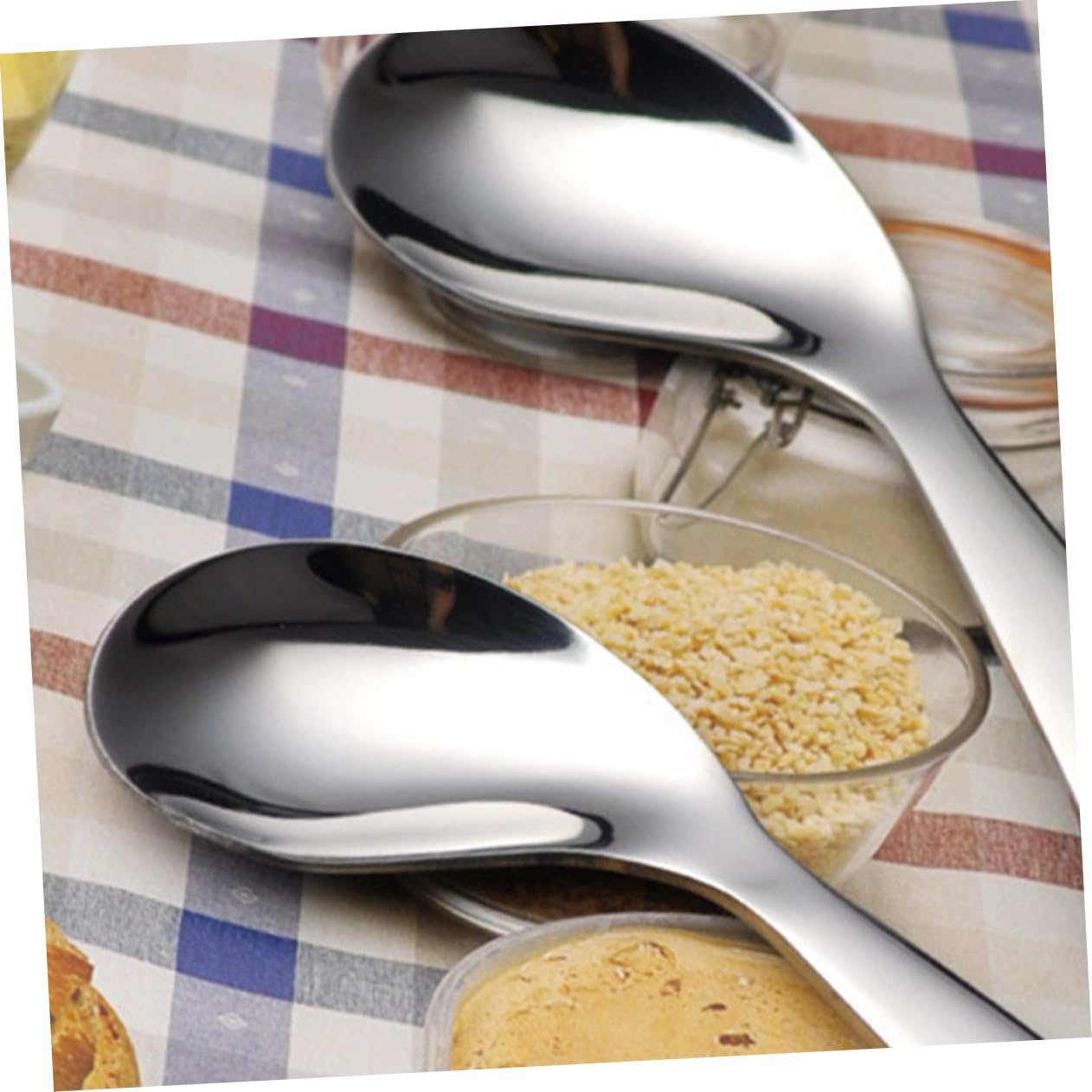 HANABASS 2Pcs Spoon Bending Practice Spoon for Easy Feeding Smooth Edges for Use for Learning to Eat