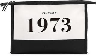 Funny 50th Birthday Gifts for Women Cosmetic Bag 50th Birthday Decorations Women Make Up Bag Travel Bag Organizer for 50 Year Old Women Female Wife Grandma Mom Best Friends Aunt Birthday Christmas