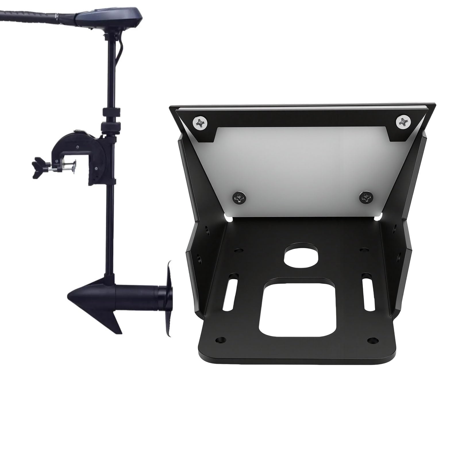 Akozon Soporte de Montaje del Motor de Pesca por Curricán Marino
