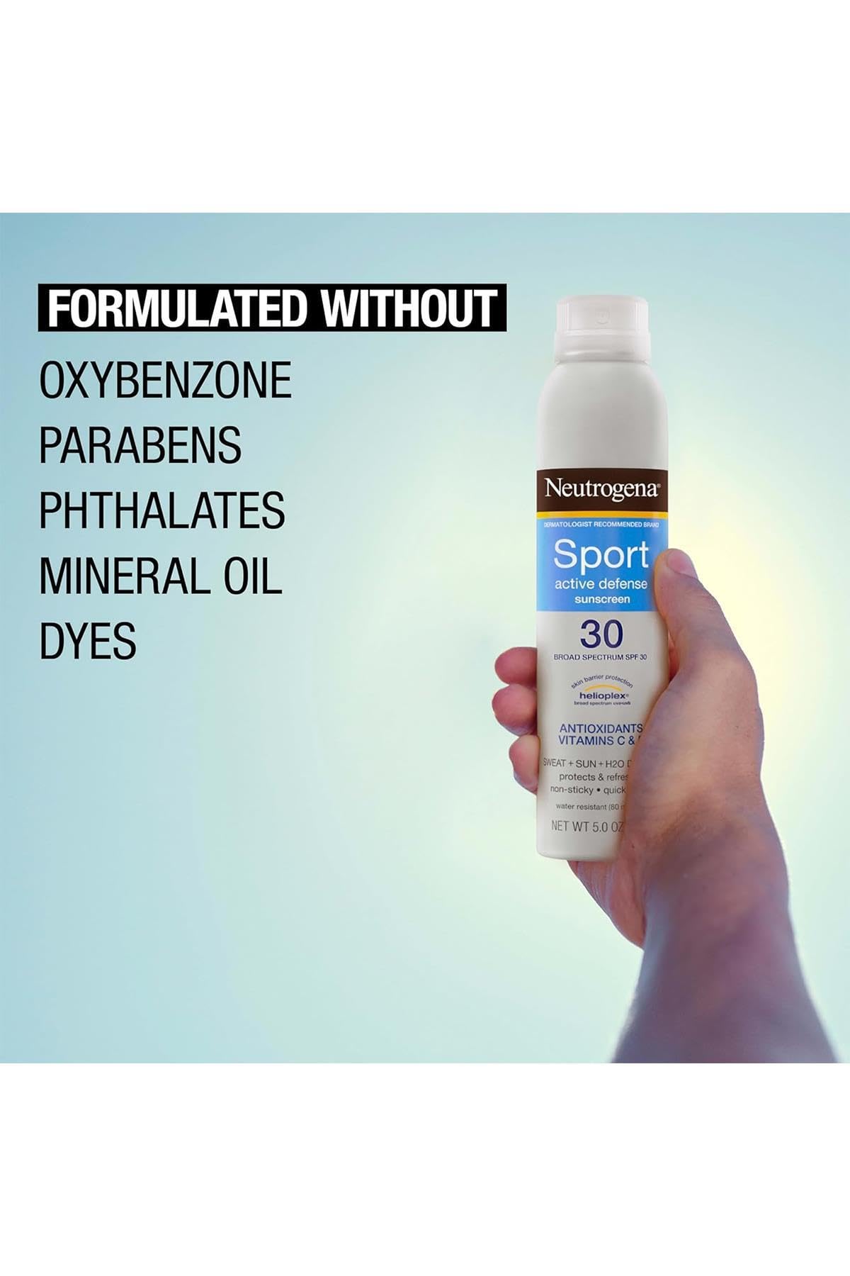 Neutrogena Sport Active Defense SPF30 Güneş Koruyucu Sprey 141GR