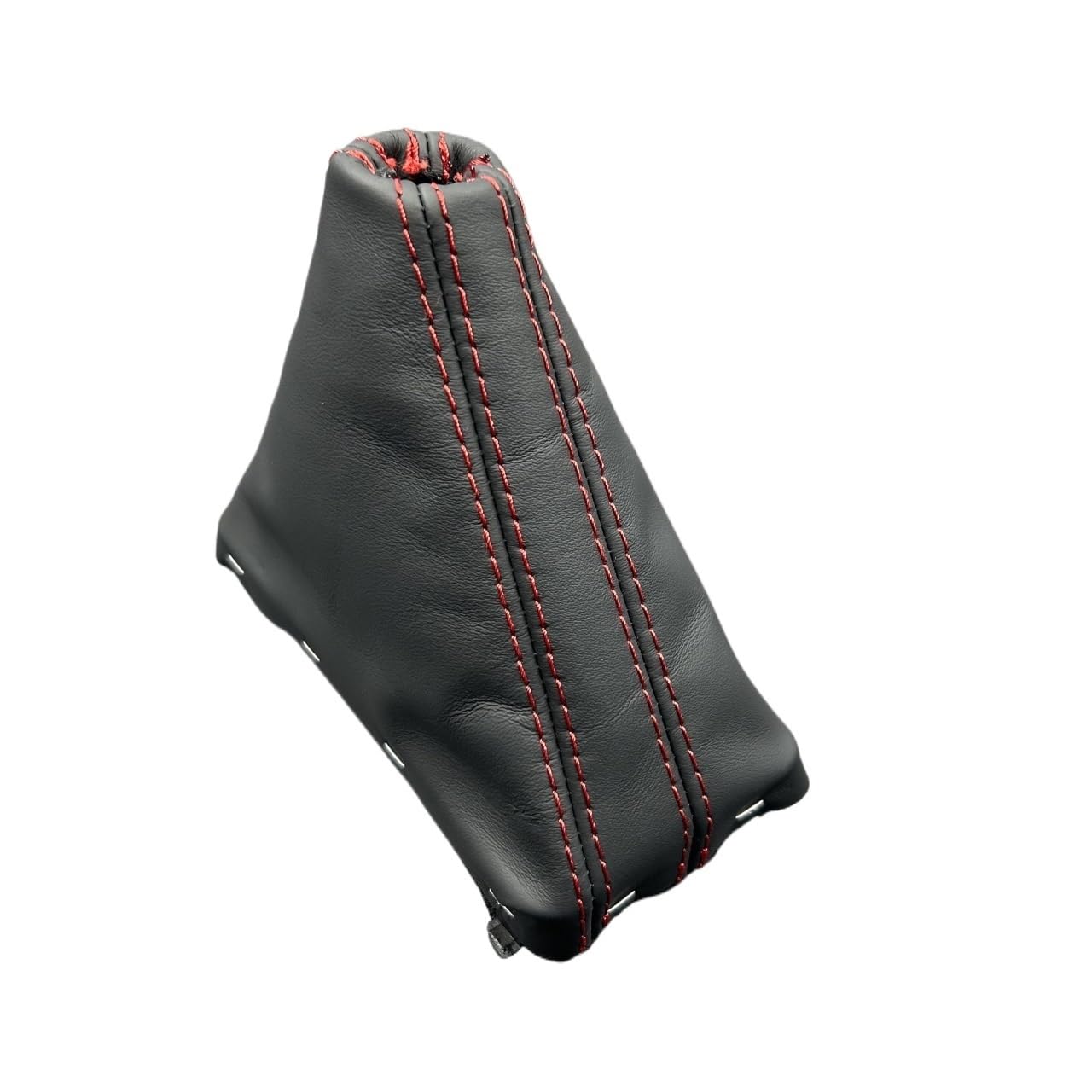 JFQYGMD for LHD for VW for Golf 7 MK7 6 for GTI forr Scirocco for Automatic DSG Gear Shift Knob Real Leather Duty Cover 5GG713203A(Golf 7 Red line)