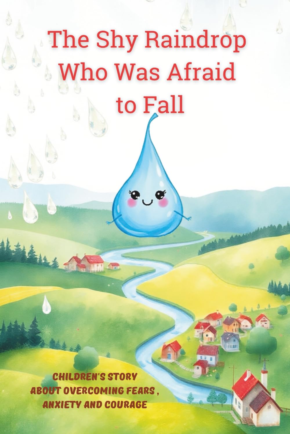 The Shy Raindrop Who Was Afraid to Fall: Children's Story about Overcoming Fears, Anxiety and Courage for 3-6 (Little Hearts, Big Lessons)