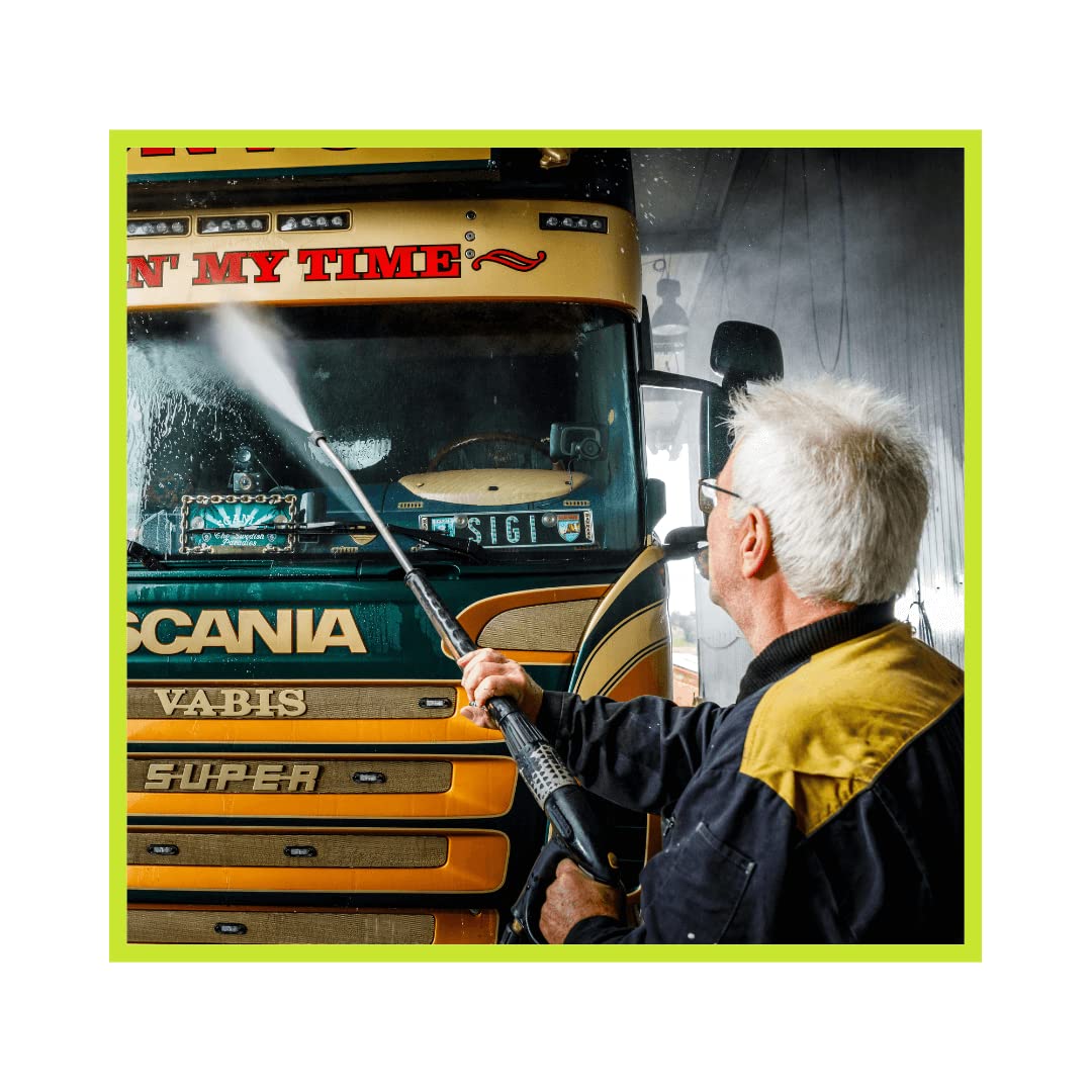 cleantruck Limpiador concentrado para camiones de 5 kg – Limpiador profesional para camiones fuerte contra aceite, grasa e insectos, hace brillar tu camión, hasta 5 lavados de camiones