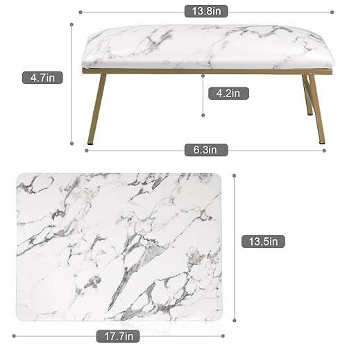 Miniatura 5 de Reposabrazos para uñas, soporte de brazo de uñas para tecnología de uñas con tapete de mesa de cuero de microfibra, soporte de manicura para