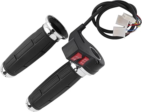 Miniatura 7 de Empuñadura del acelerador, 1 par de 3 controles de velocidad de 0.866 in para scooter eléctrico de alambre de acelerador para motocicleta,