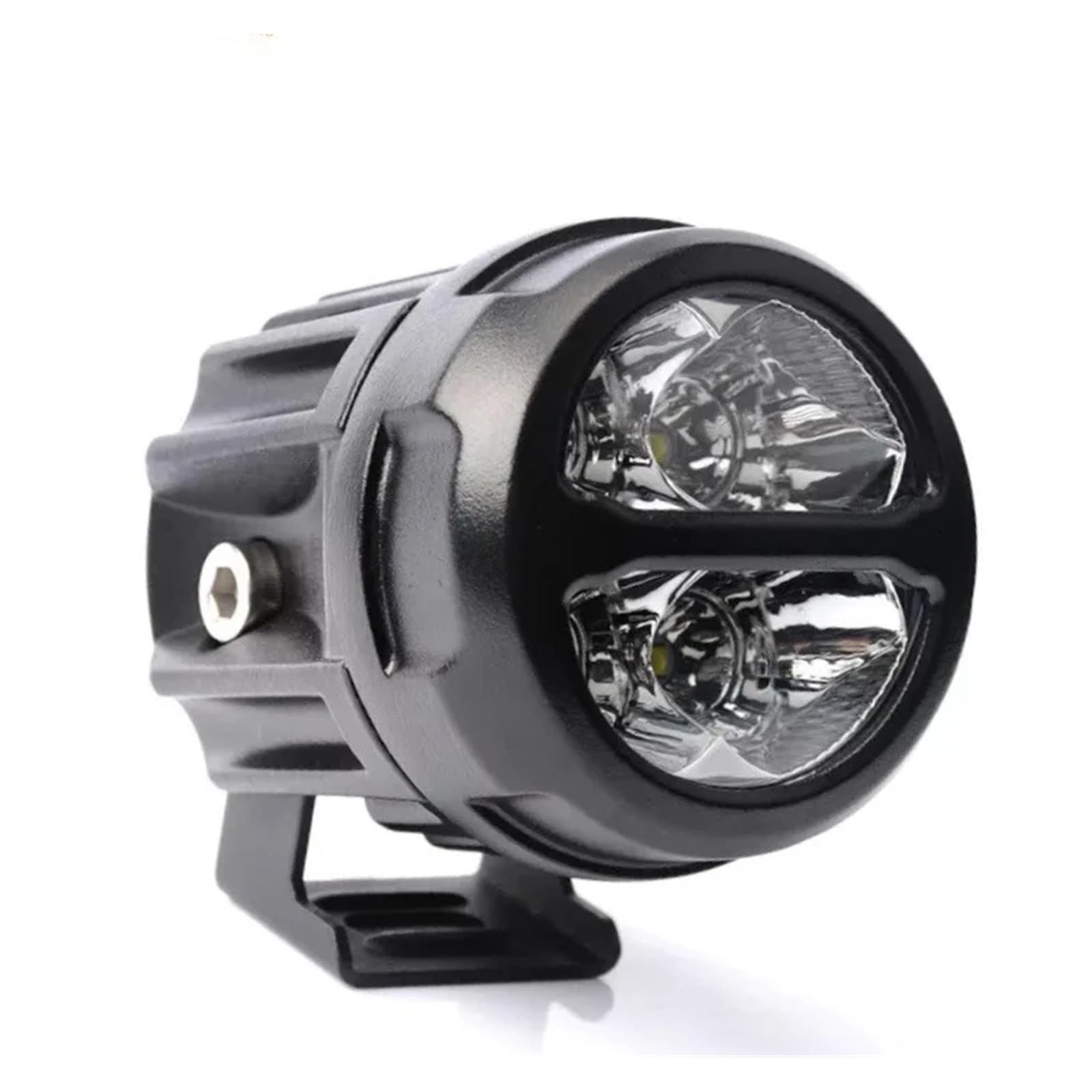 Proyector Moto Faros Delanteros para ATV para Scooter para Café para Racer 1 Pieza Luces LED Antiniebla Conducción 4000LM 4 Piezas Chips Alta Potencia Foco Trabajo