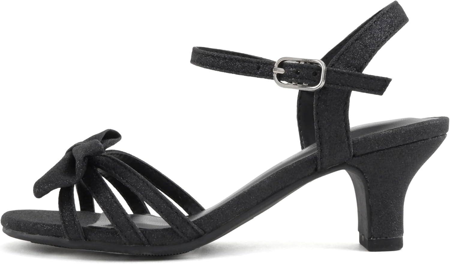 Soda Girly-2 Children's Girl's Open Toe Slingback Block High Heel Sandals