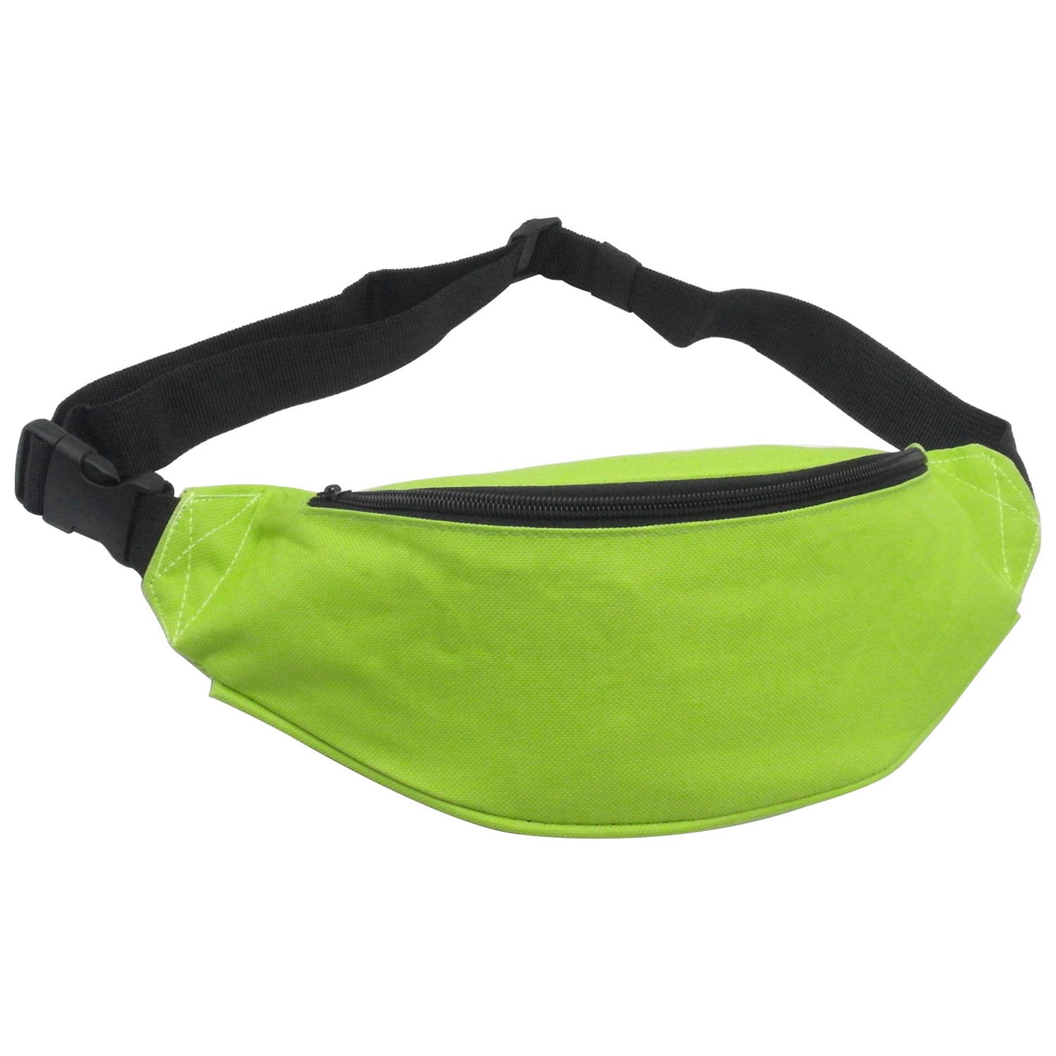 Unisex Fanny Pack for Women Men, Fashion Sporty Multi-purpose 2-Zipper Waist Belt Bag Fanny Pack Waist Bag Adjustable Strap for Sport Hiking Traveling