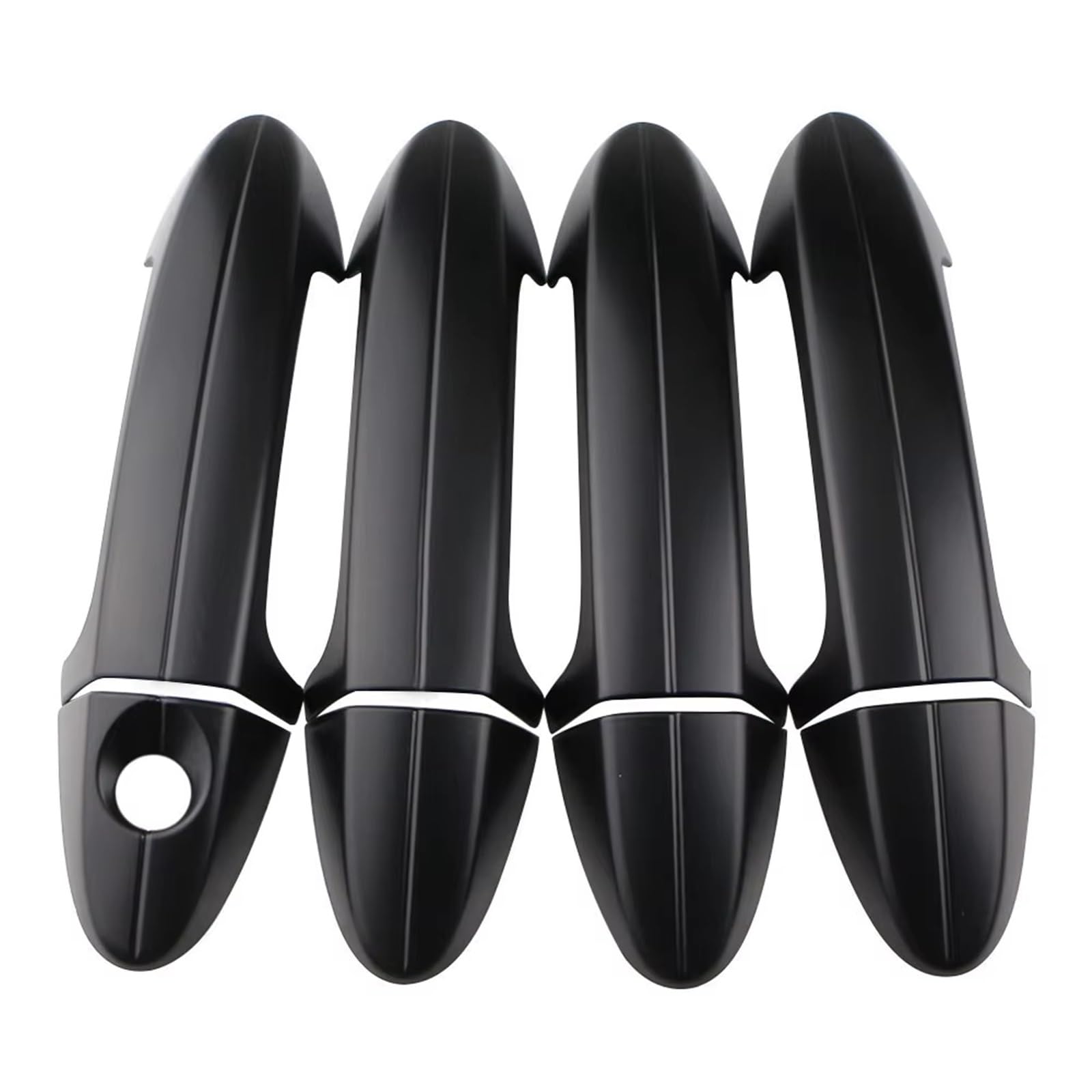 ZNAGDFVW Outer Door Handle Cover Compatible with for Fiesta 2009 2010 2011 2012 2013 Door Handle Cover Sticker Trim Exterior Decoration Accessories