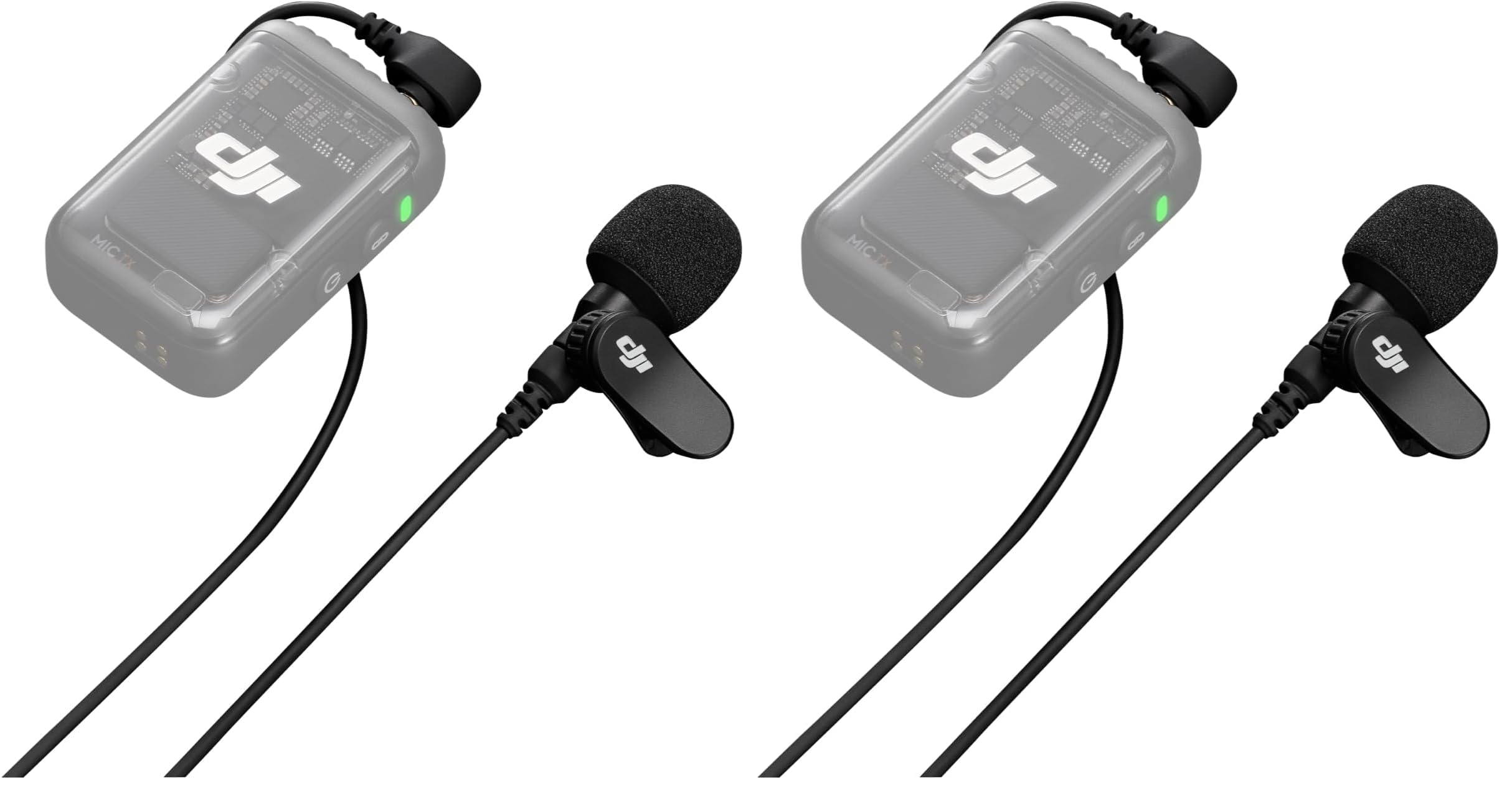 DJI Micro-Cravate, Compatible avec DJIMic 2, Mic (Lot de 2)