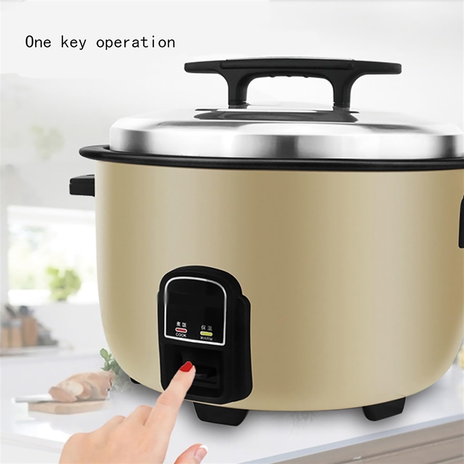Cuiseur à riz professionnel, grande capacité for cantines, hôtels et usage domestique, design classique(30L)