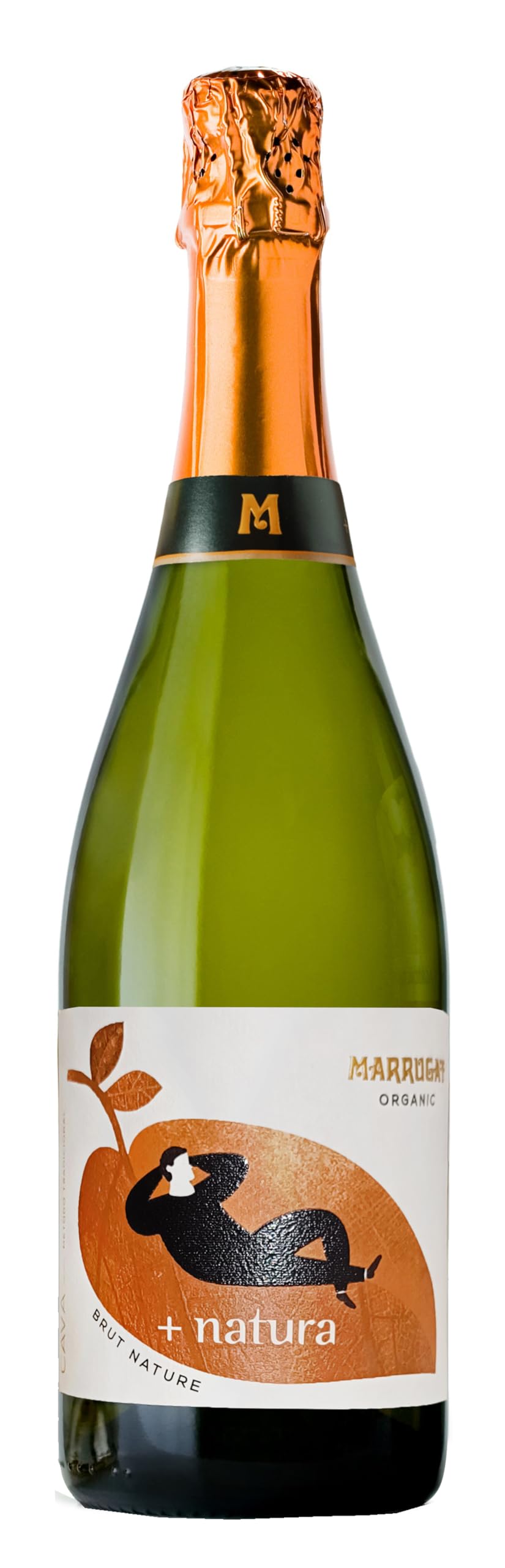 Cava +Natura Ecológico Brut Nature Reserva – 6×750 ml - DO Cava – Ecológico FSC, Fresco & Aromático, Burbujas Finas, 11,5% Vol – Perfecto para Aperitivo y Celebraciones