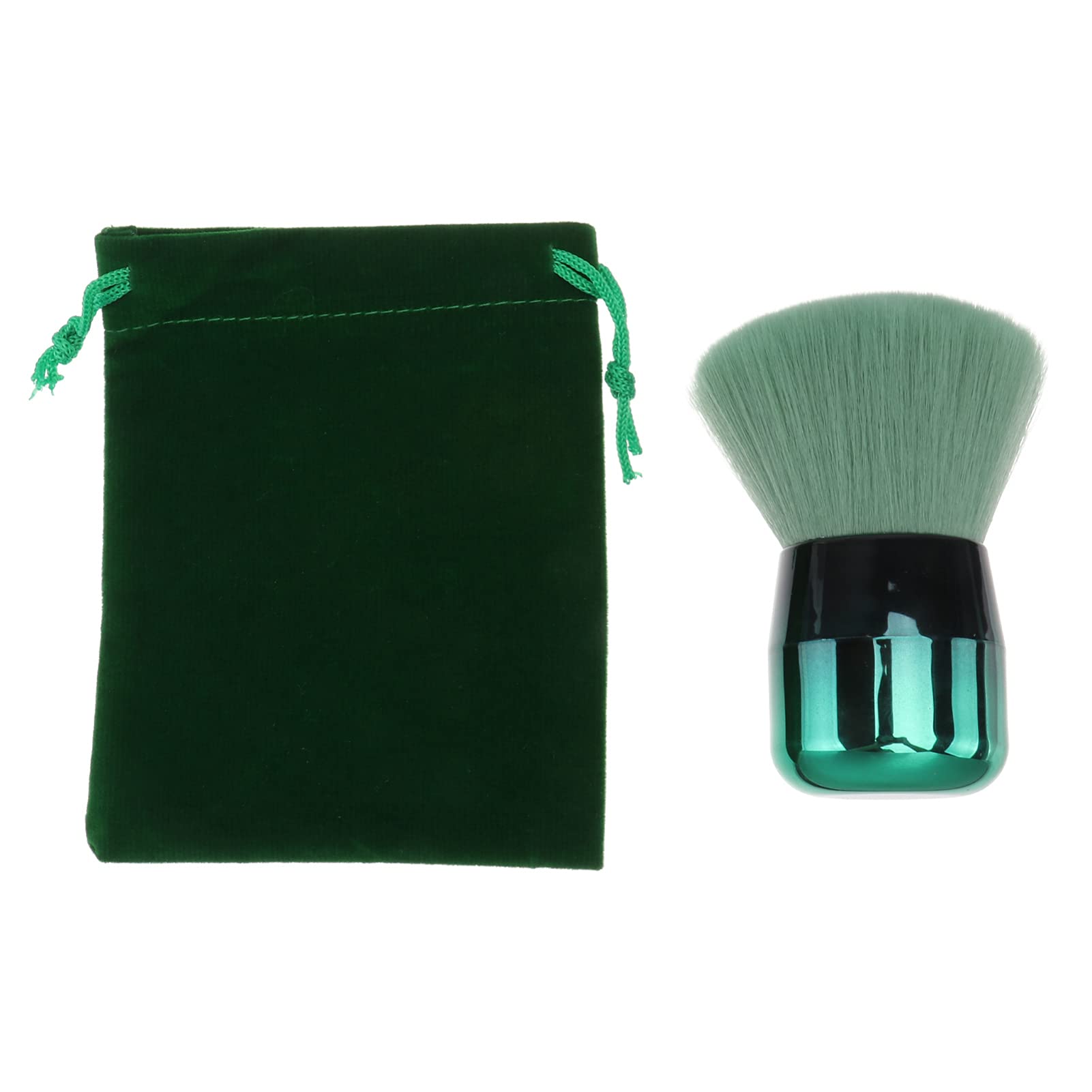 1pc Makeup Brush Travel Shave Soap Makeup Supplies Blush for Cheeks Shading Green Makeup Female Blush Brush Sculpting Brush Contouring Brush Artificial Fiber Make up