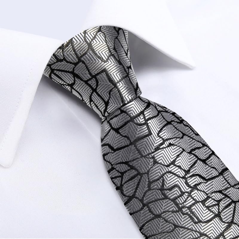 Corbata lisa a rayas para hombre 150 cm largo miniatura 3