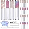 20-Pack-Diamond-Lip-Gloss-Tubes-with-Wand-5ml-Empty-Rhinestone-Lip-Gloss-Containers-Cute-Lipgloss-Bottles-Crystal-Lip-Gloss-Supplies-Kit-2pcs-Syringes-5pcs-Mylar-Bags-Labels-for-DIY-Lip-Gloss-Base AMORIX 20 Pack Diamond Lip Gloss Tubes with Wand 5ml Empty Rhinestone Cute Lipgloss Bottles/Containers Crystal Lip Gloss Supplies Kit + 2pcs Syringes + Labels for DIY Lip Gloss Base