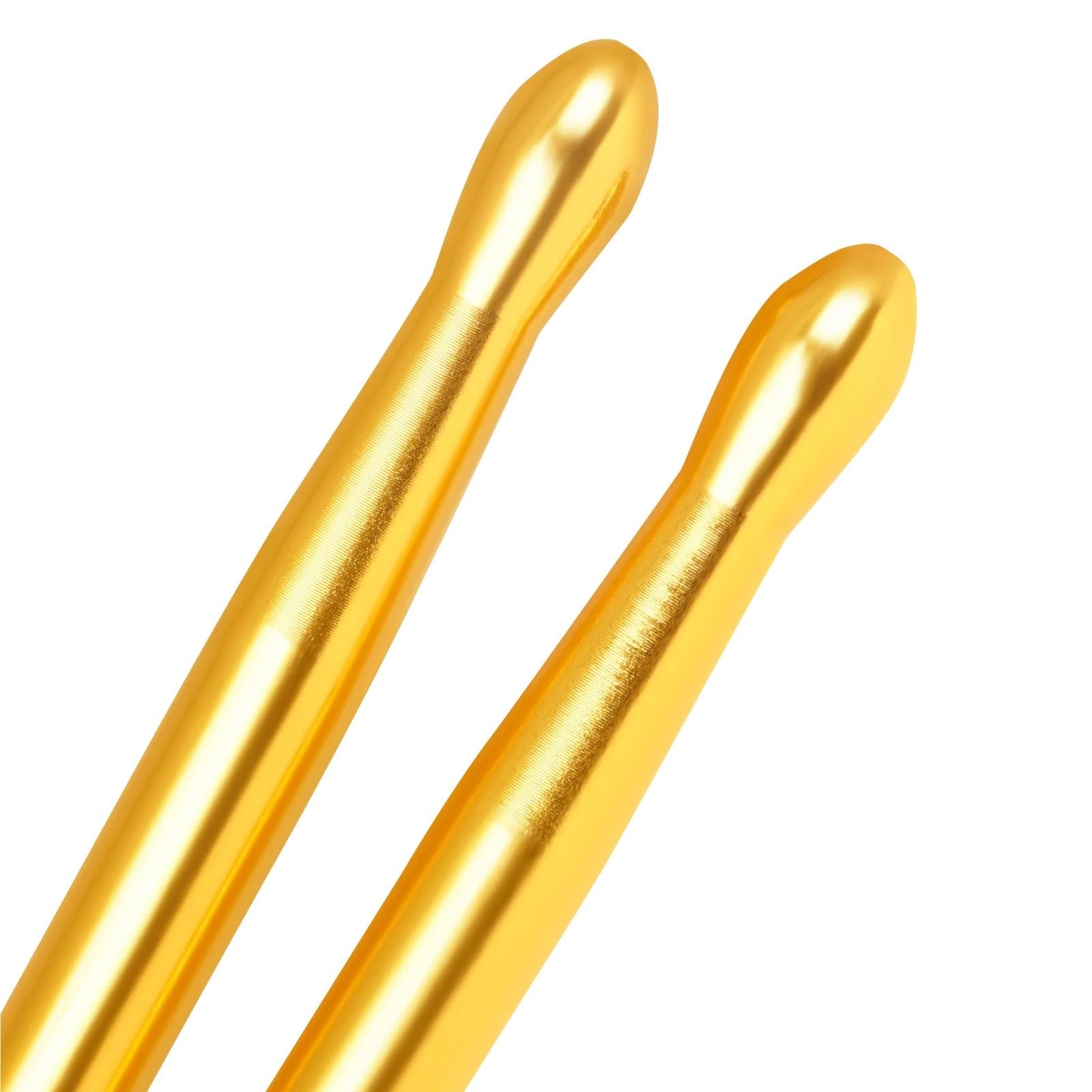 TrommelstöCke 1pair 5A Drumstick Aluminium Drum Sticks Jazz Drum Kit Drumstick Non-Slip Exercise Drumsticks Percussion Instrument Accessories FüR Schlagzeug