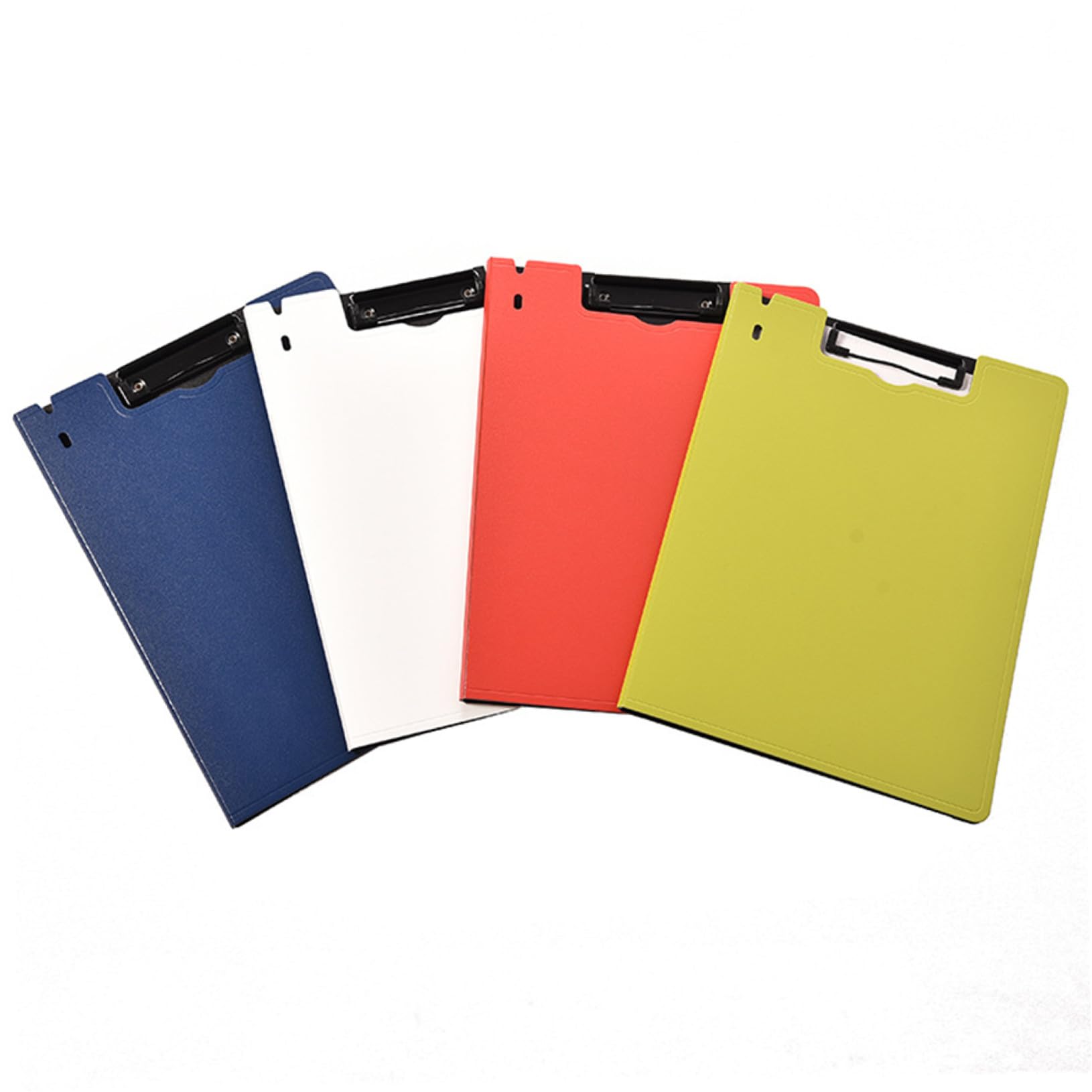 Pochette à Presse-papiers A4 Pliable en Plastique 4 Pièces