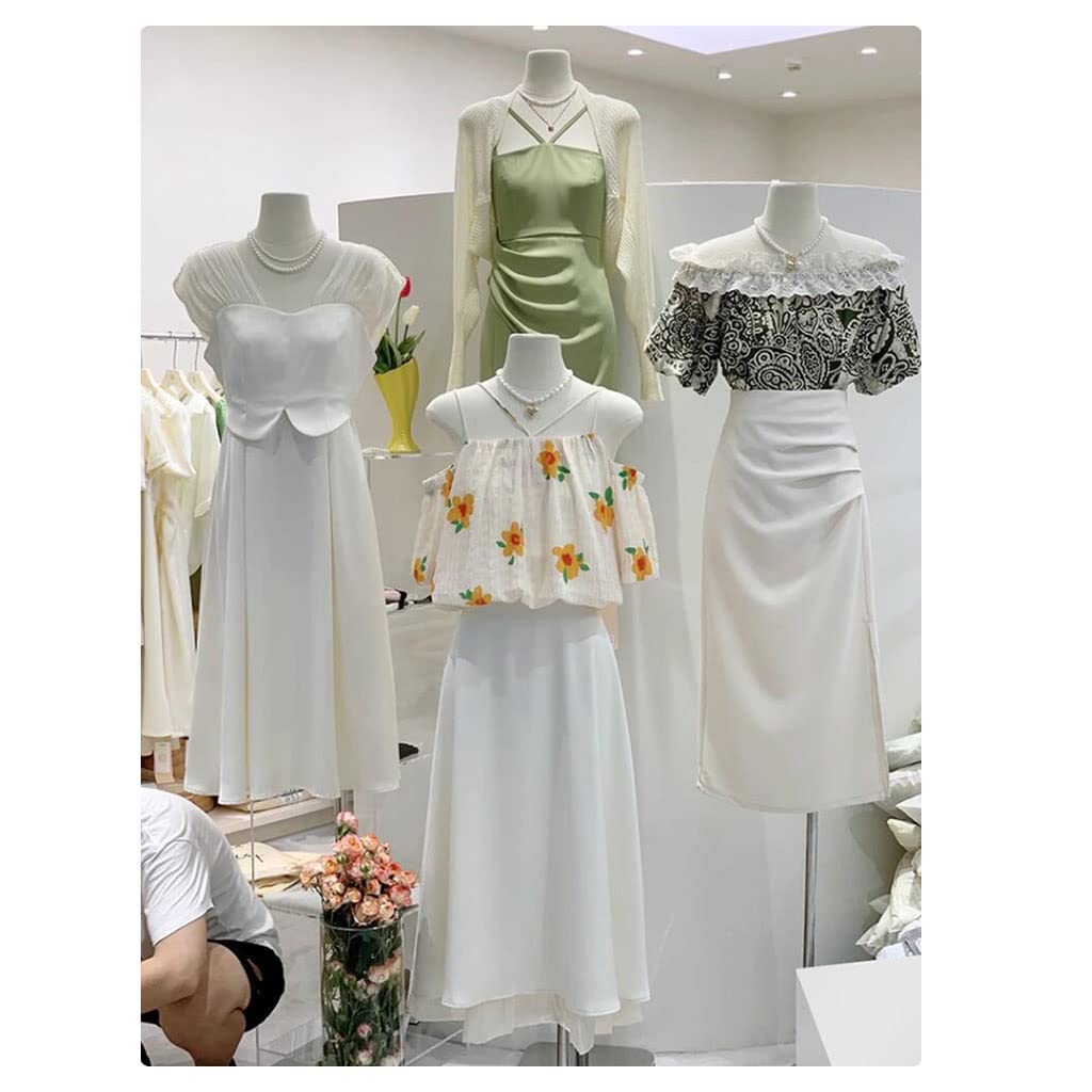 Amazon.co.jp: 4個 女マネキントルソー モデル 高さ調整可能150-240cm