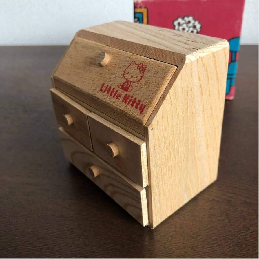 ハローキテイチューリップシリーズ木製ローチェスト ハローキテイチューリップシリーズ木製ローチェスト