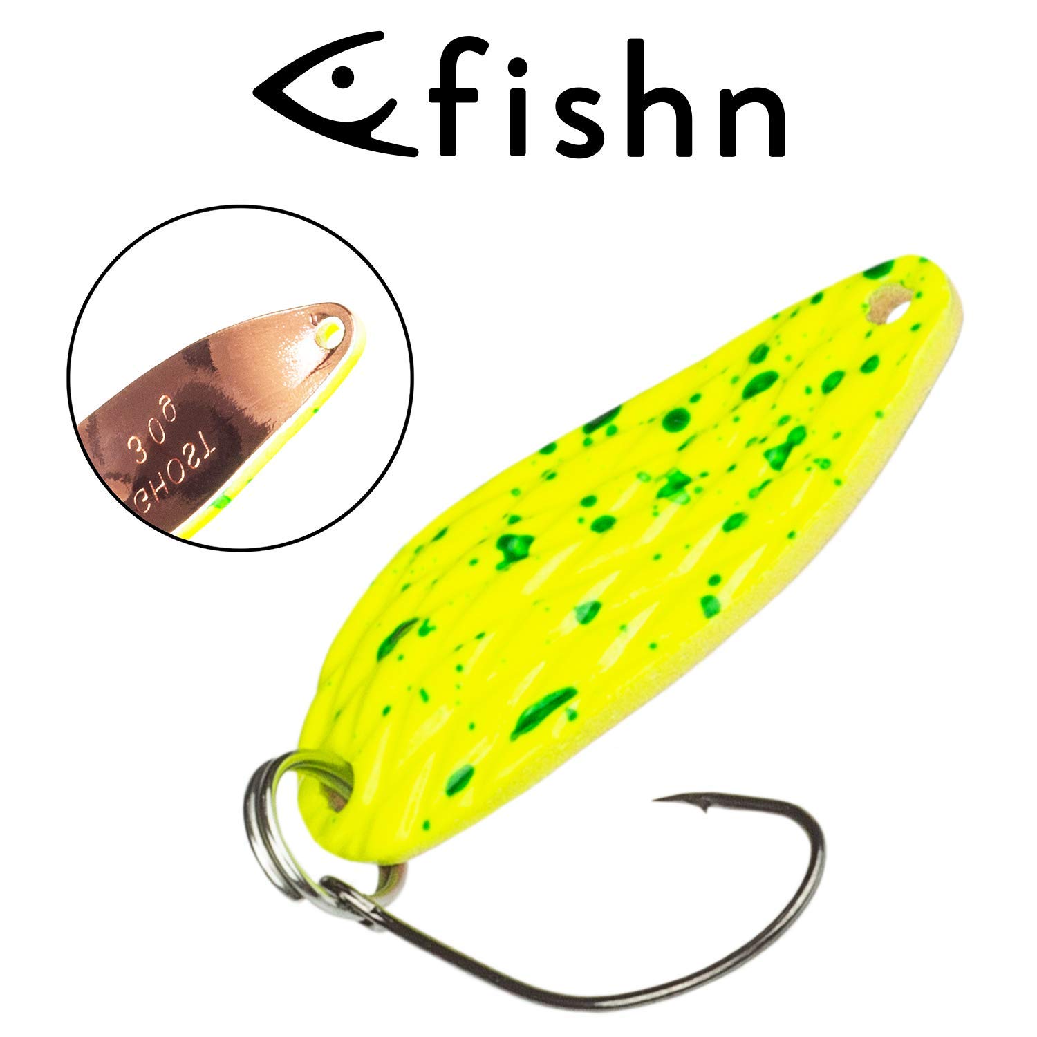 Set Cucchiaini Da Pesca FISHN Trout Spoon - 3.2g/5gr, 3.5cm/4cm - Esche Artificiali Per Trota, Salmerino, Persico - Foto 10