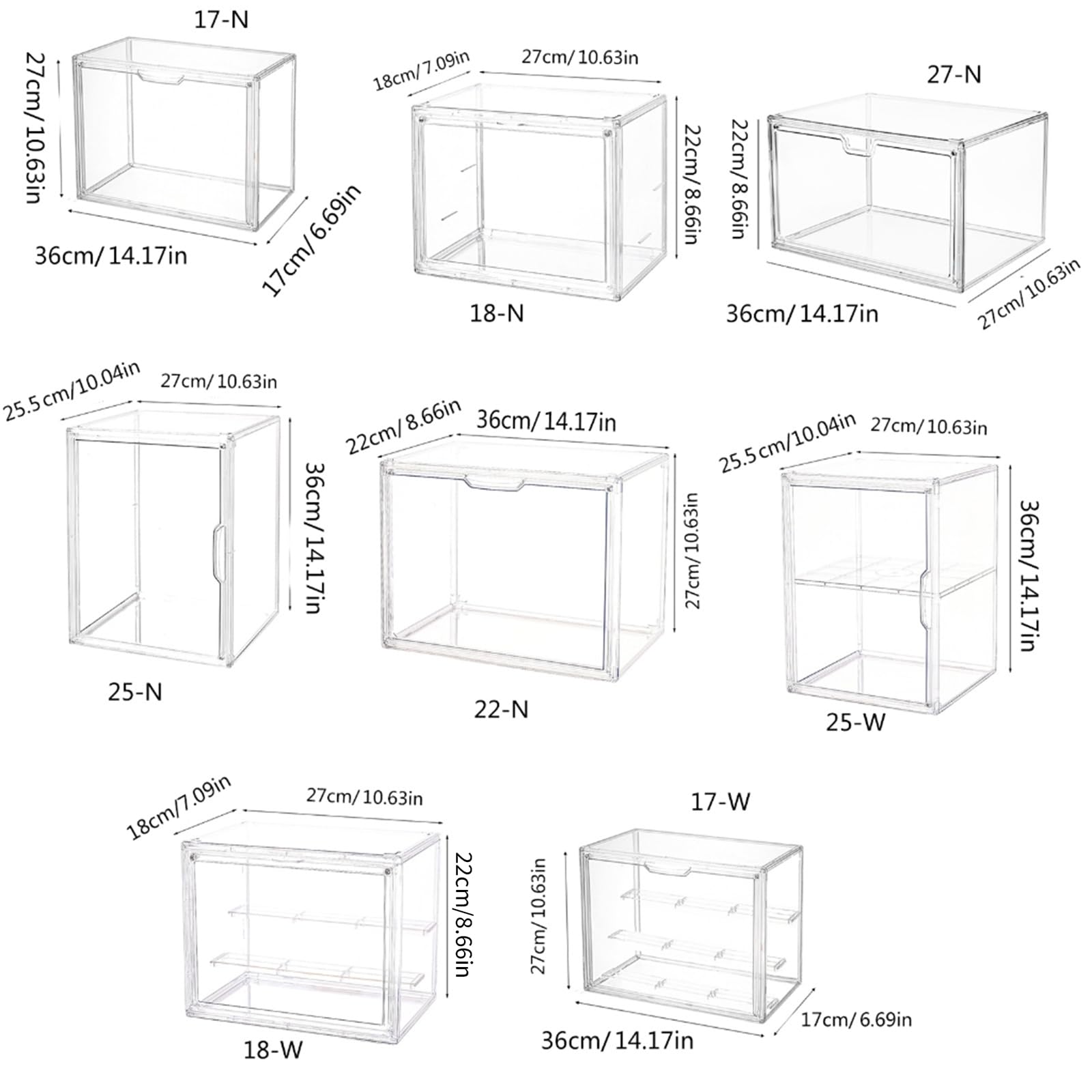 Vitrina para figuras de acción coleccionables y juguetes, caja organizadora grande con PET Easy
