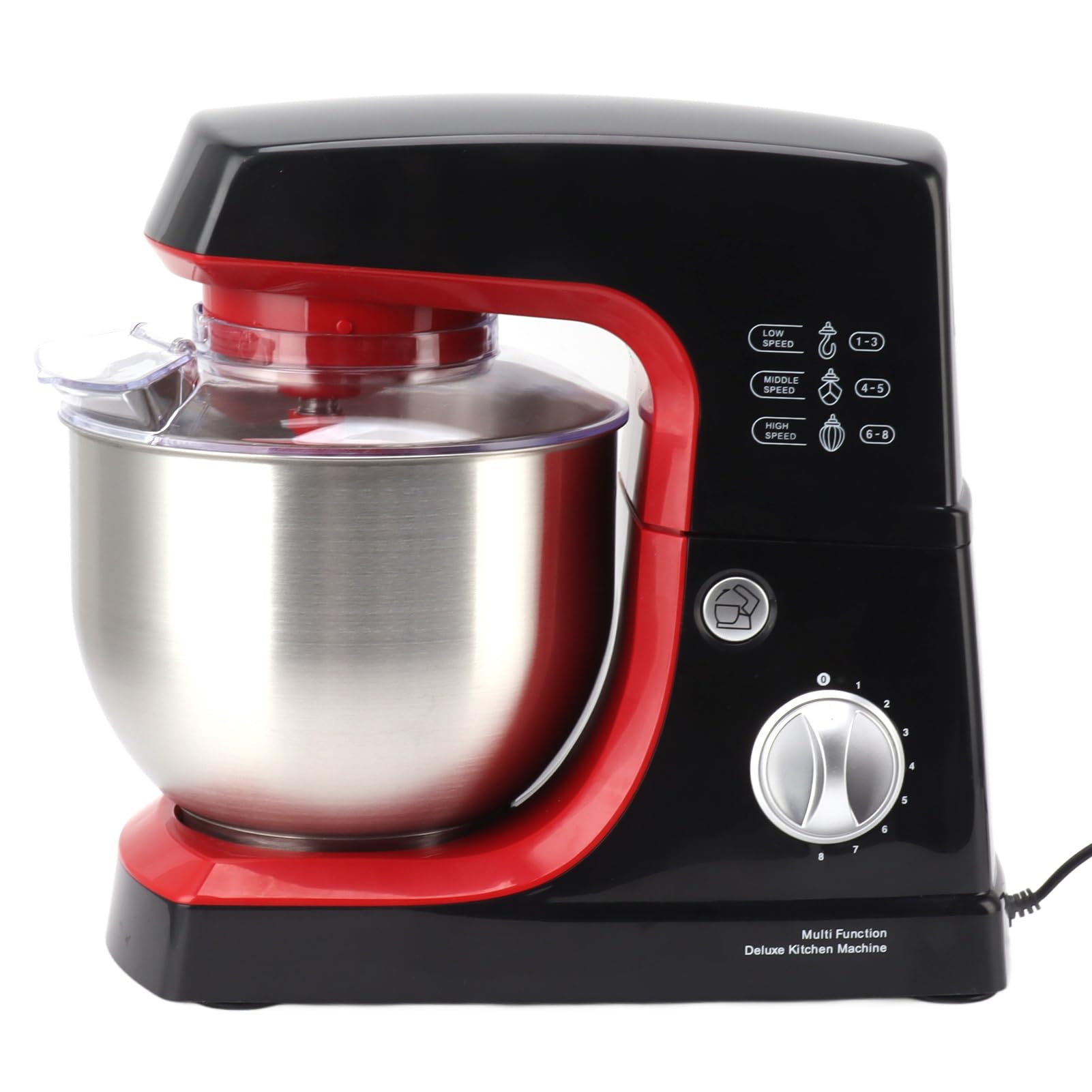 Denash Wielofunkcyjny Mikser Stóp Kuchennych 1000W Mocny 8 -prędkości Elektromowy Blender dla Entuzjastów Pieczenia ze Stali Nierdzewnej