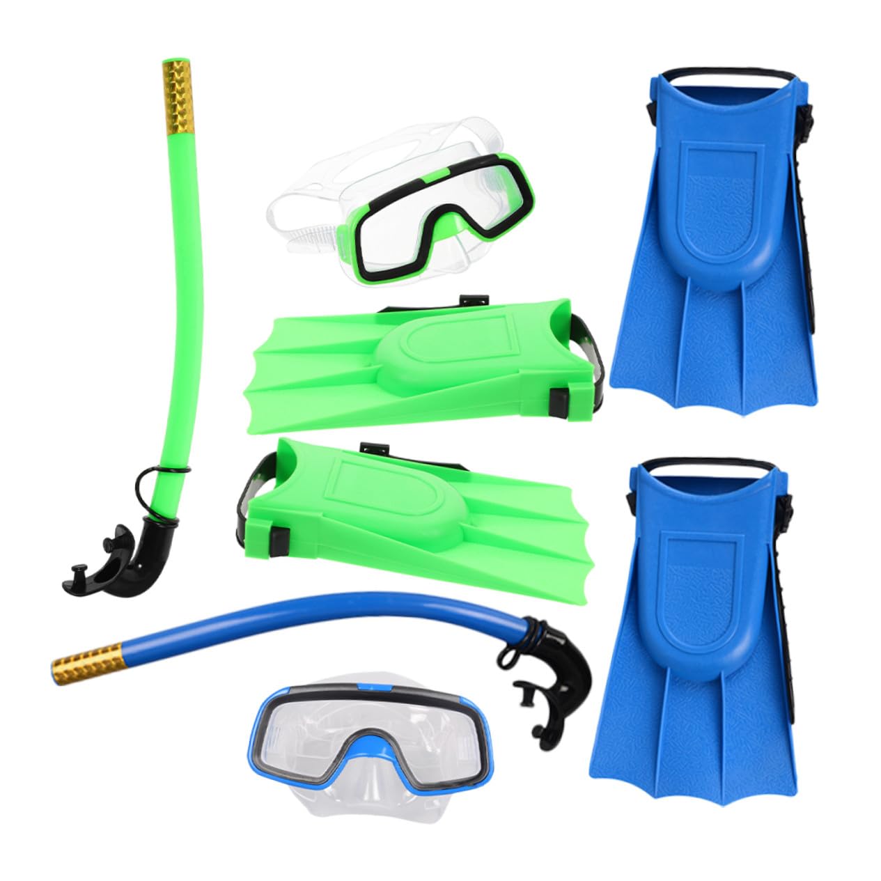 ULTECHNOVO Gafas de Buceo para Snorkel Portátil Equipo de Snorkel Compacto Gafas de Buceo Protector Nasal para Nadar Playa
