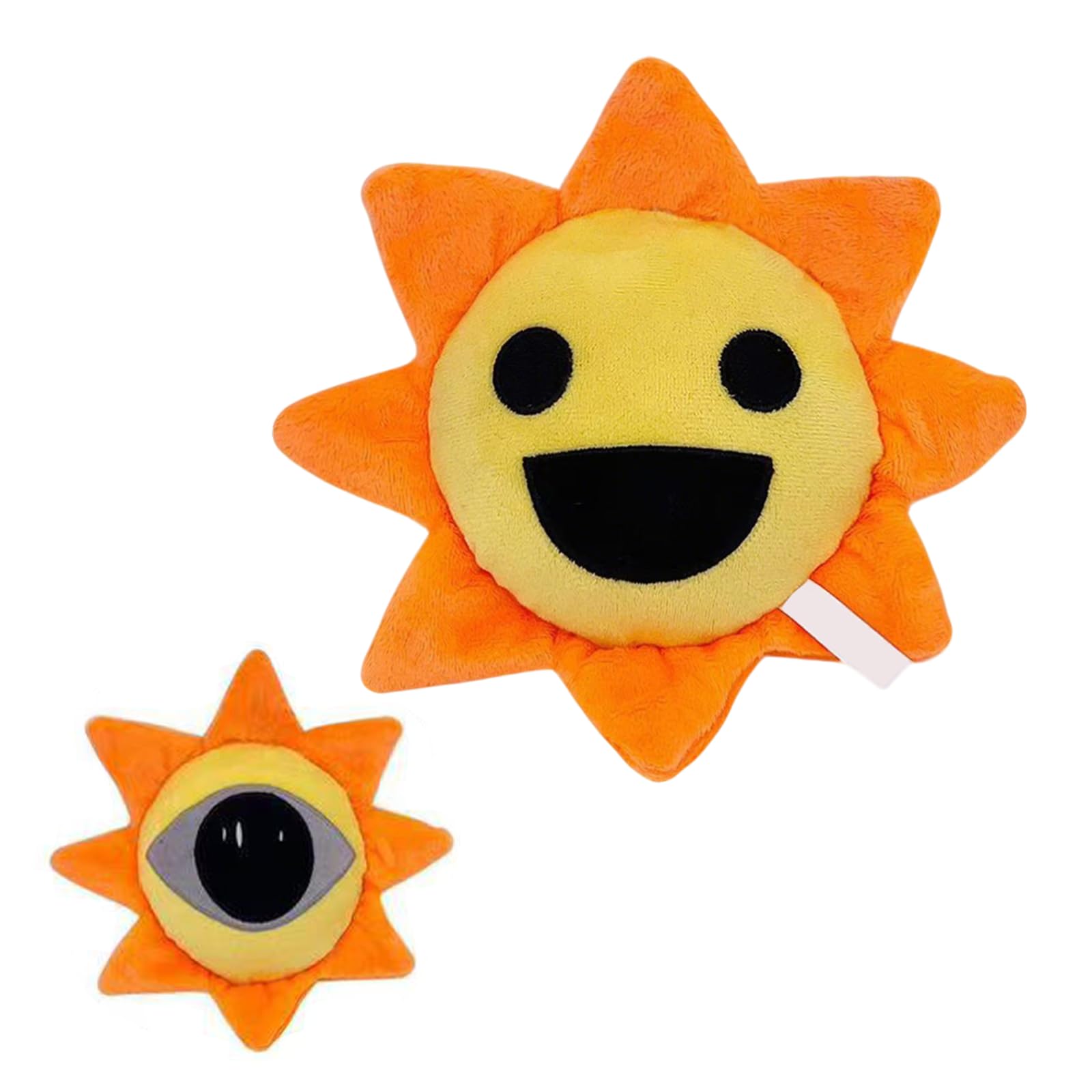 Horror Game Plushie - Sun Plush Toy Soft Stuffed Pillow 18cm Cute Smiling Plushie Gift for Halloween Christmas Birthday Boys Girls Fans Collectors