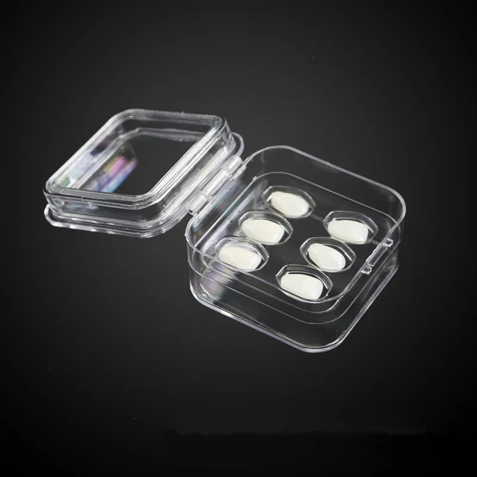 Caja Dental con película para dentadura, Material de Almacenamiento de Chapa, Herramientas dentales cosméticas, 40 Piezas