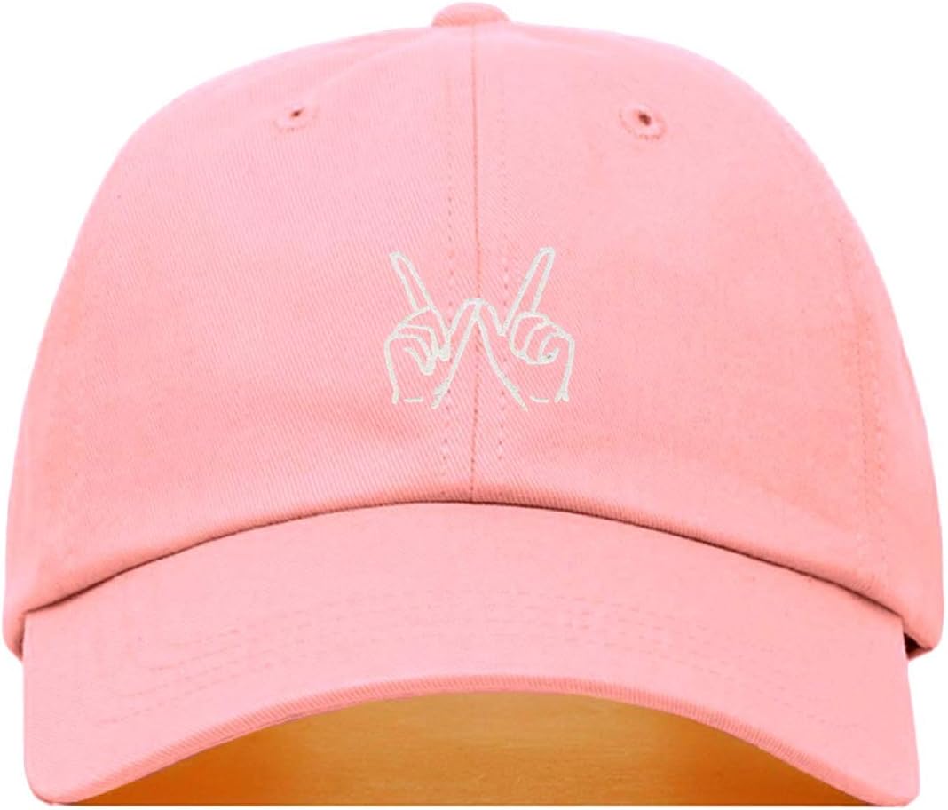 Whatever Forever Dad Hat, Embroidered Baseball Cap, 100% Cotton, Unstructured Low Profile, Adjustable Strap Back, 6 Panel, One Size Fits Most (Multiple Colors) (Light Pink)