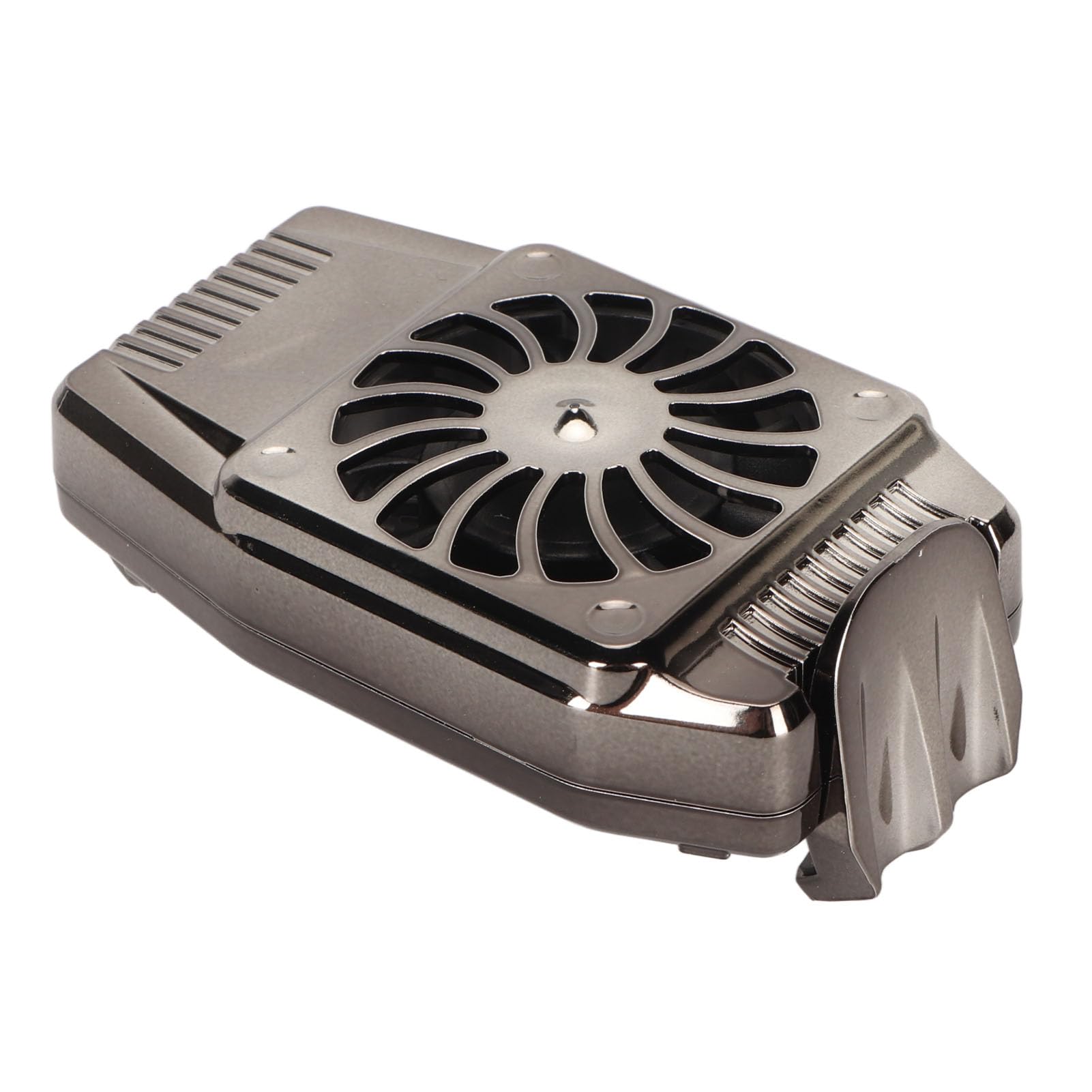 Luqeeg Cell Phone Cooler Fan, Portable Phone Cooling Fan with Super Silent, Retractable Clip, Keep Phone Cool and Fast, Mobile Phone Radiator Cooler for Smartphone, Tablet (Tarnish)