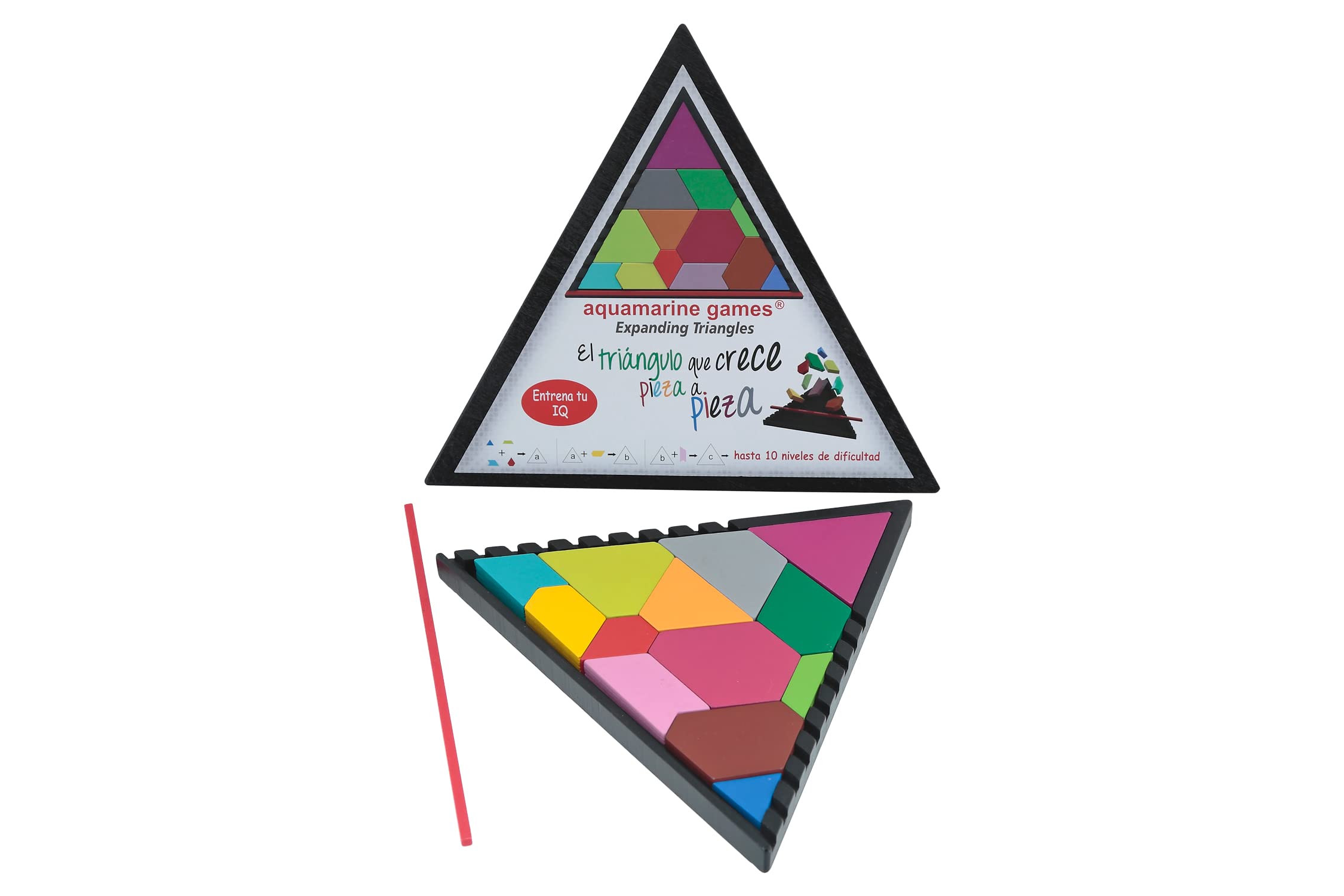 Aquamarine Games Growing Blocks – Holz-Puzzle, 35 Teile, In Holzkiste, Für Kinder & Erwachsene