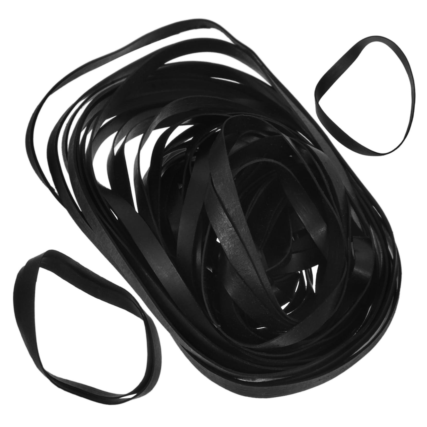 50pcs Rubber Belts for Cassette Recorders Replacement for Tape Players and DVD Drives Durable Rubber Material for Stable Performance and Long Term Use