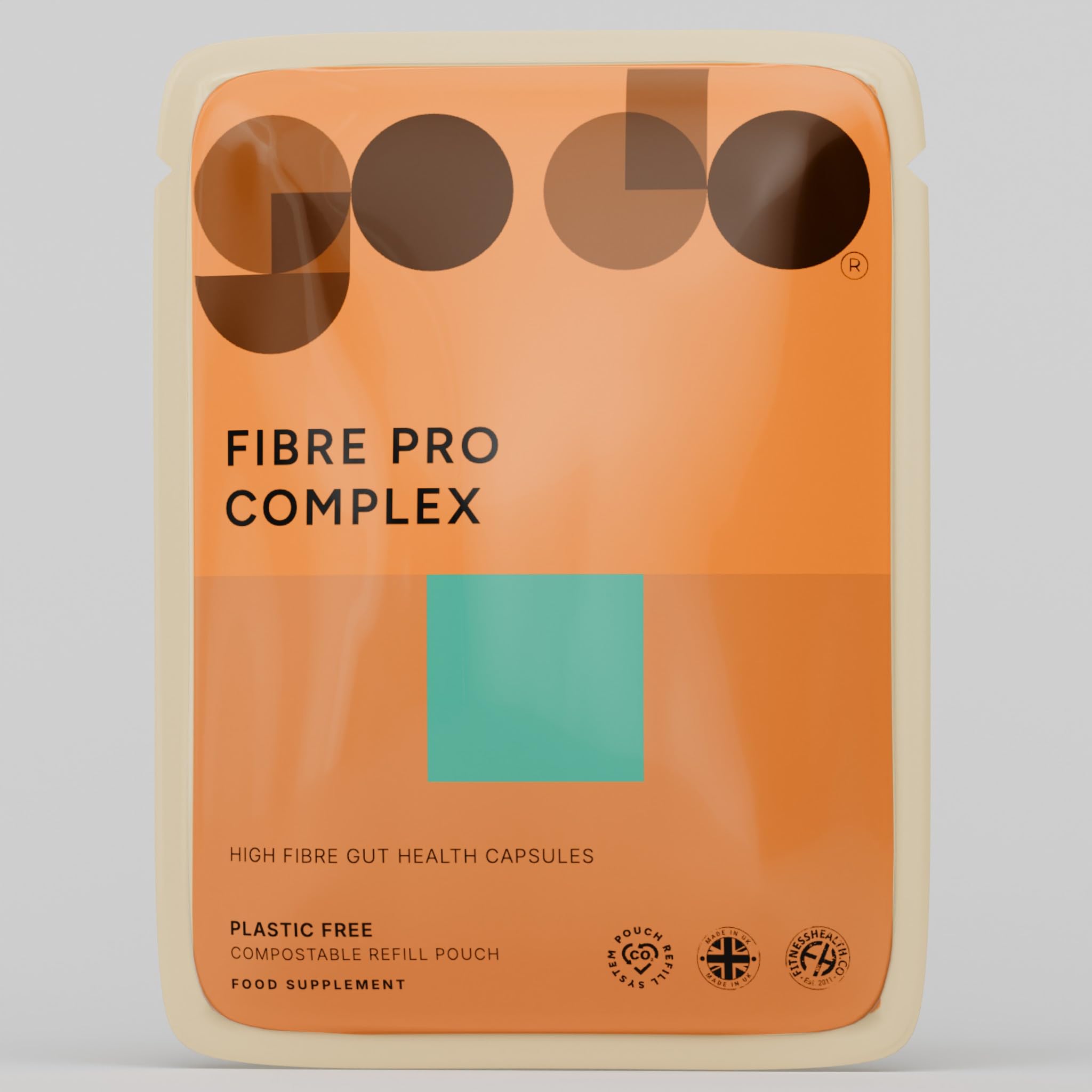 Fibre Pro Complex Capsules - Inulin Powder - Husk Powder - Lactobacillus Acidophilus for Digestive System - Supplement 60 Capsules